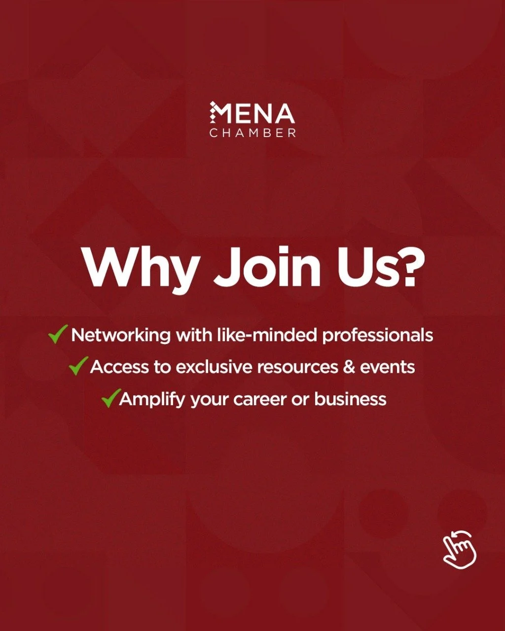Why Join Us - MENA Chamber