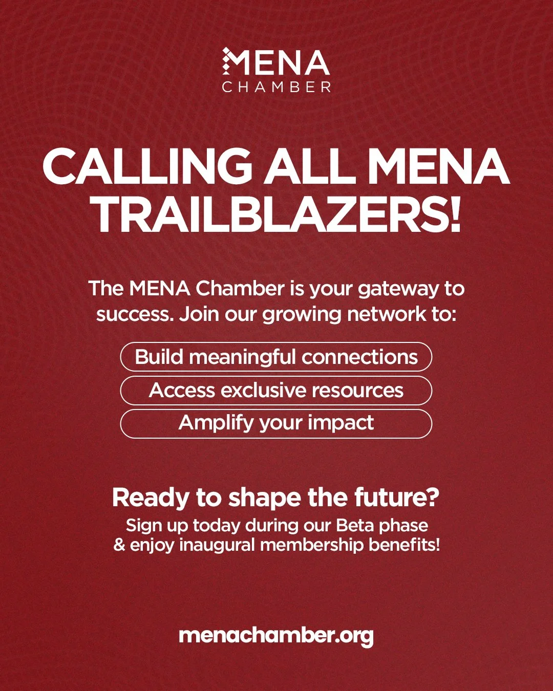 Calling All MENA trailblazers