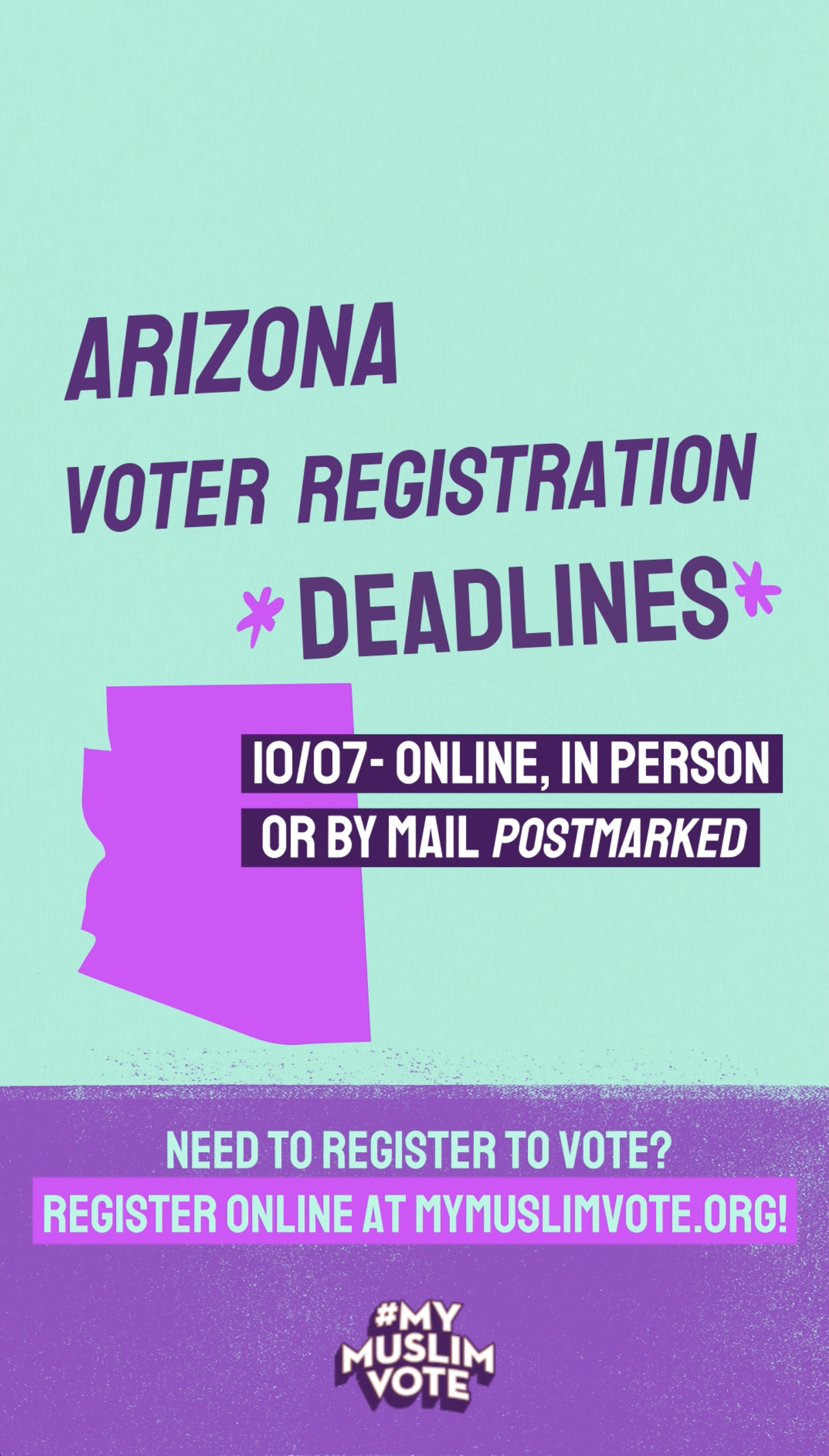 AZ 2024 Voter Registration Deadline