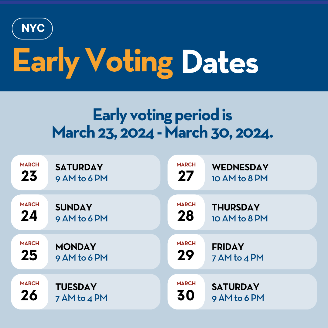 Early Voting Dates