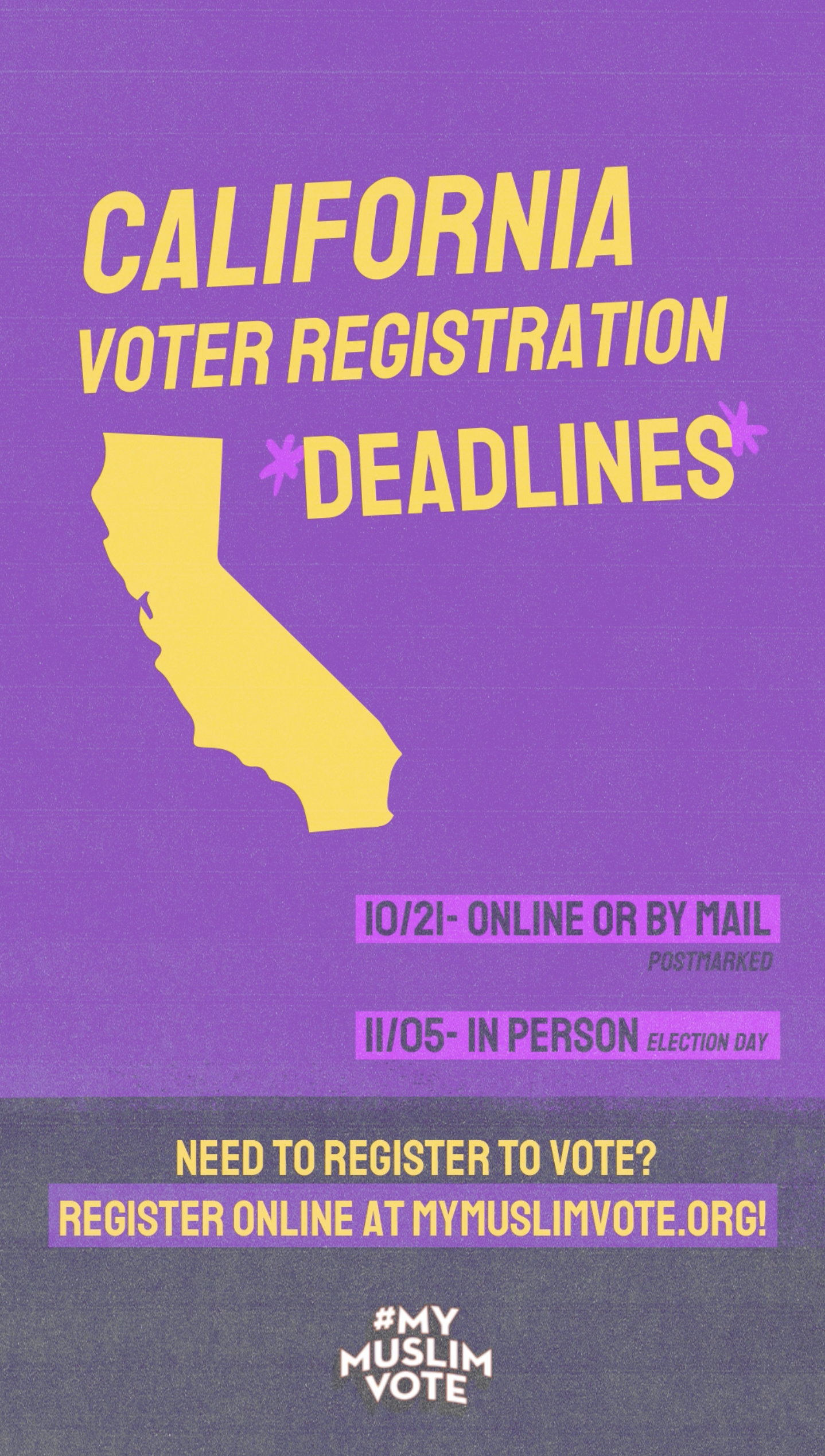 CA 2024 Voter Registration Deadline