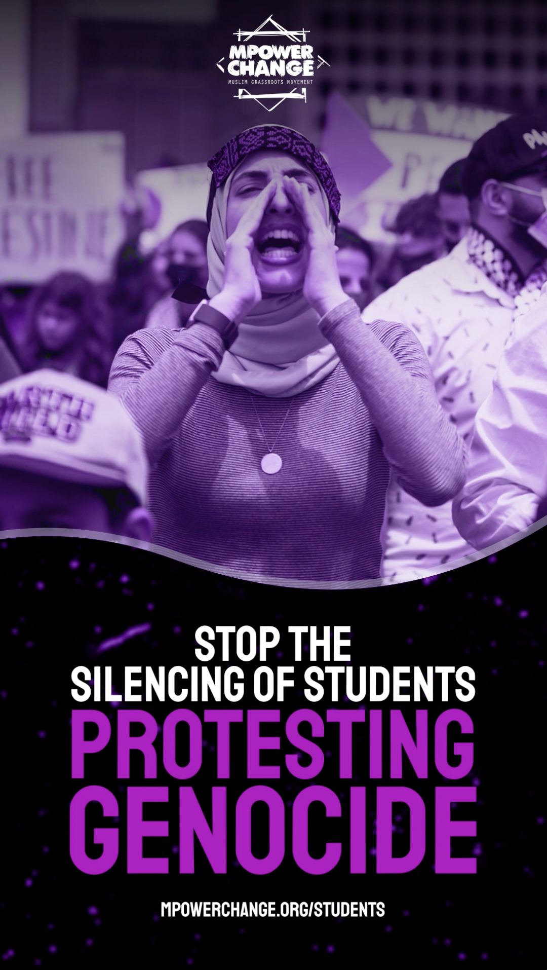 Stop The Silencing of Students Protesting