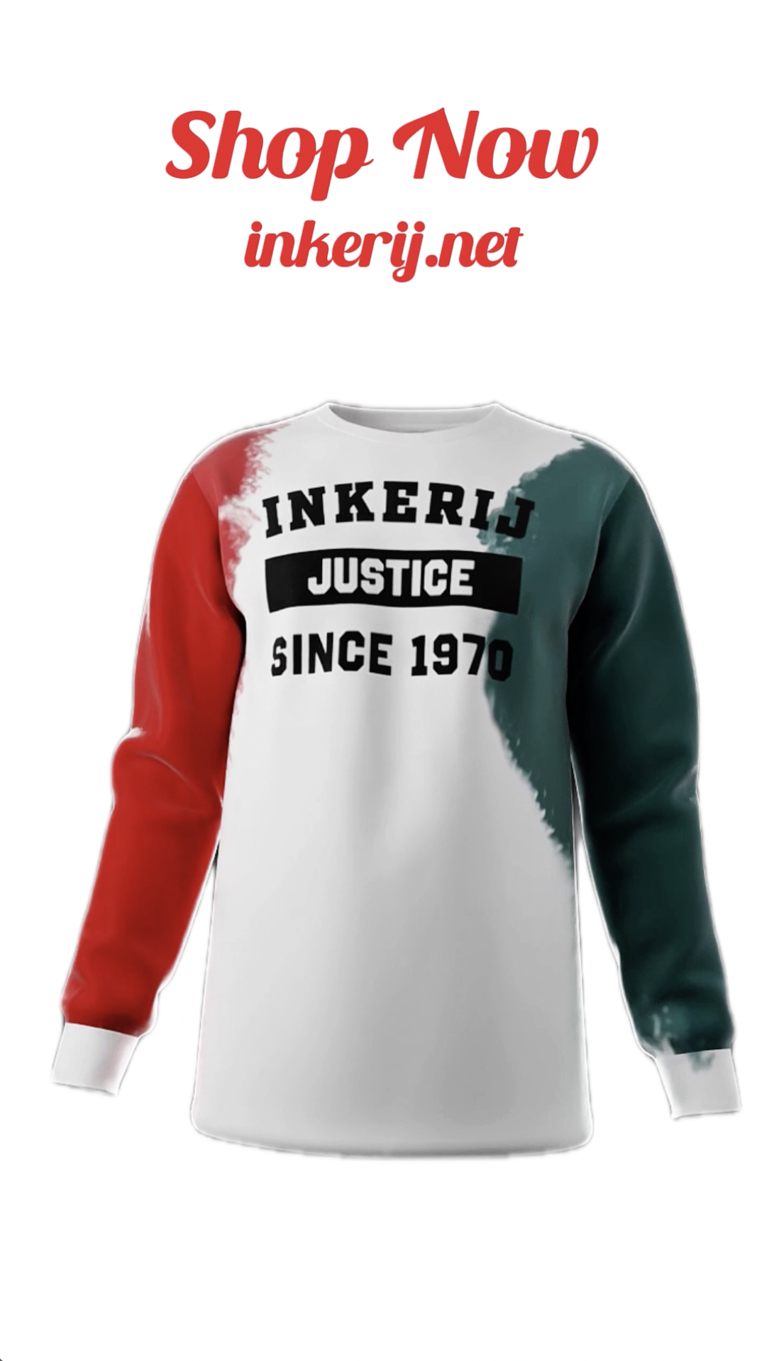 Juneteenth Sweatshirt in Motion CGI Showcase