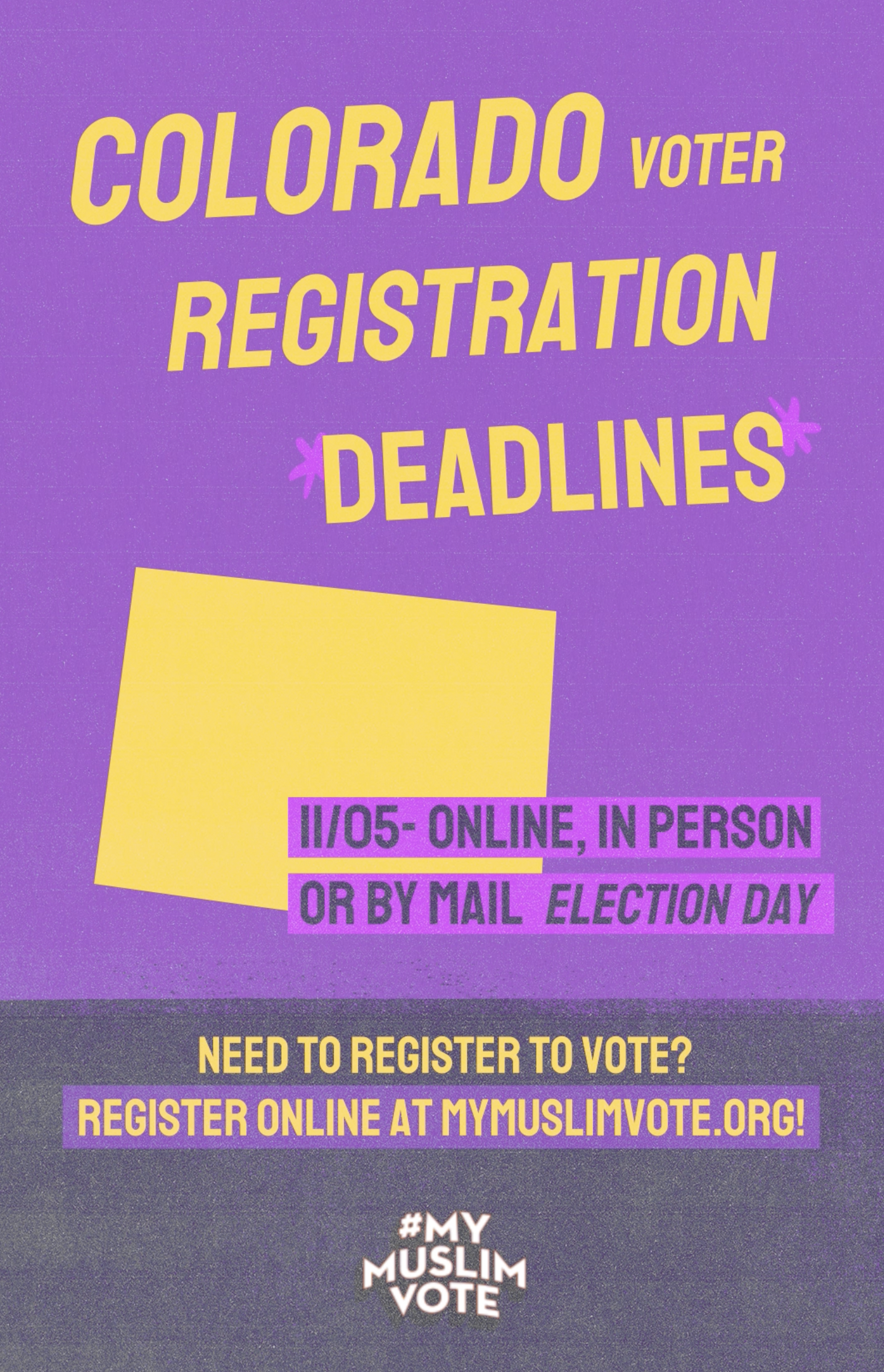 CO 2024 Voter Registration Deadline