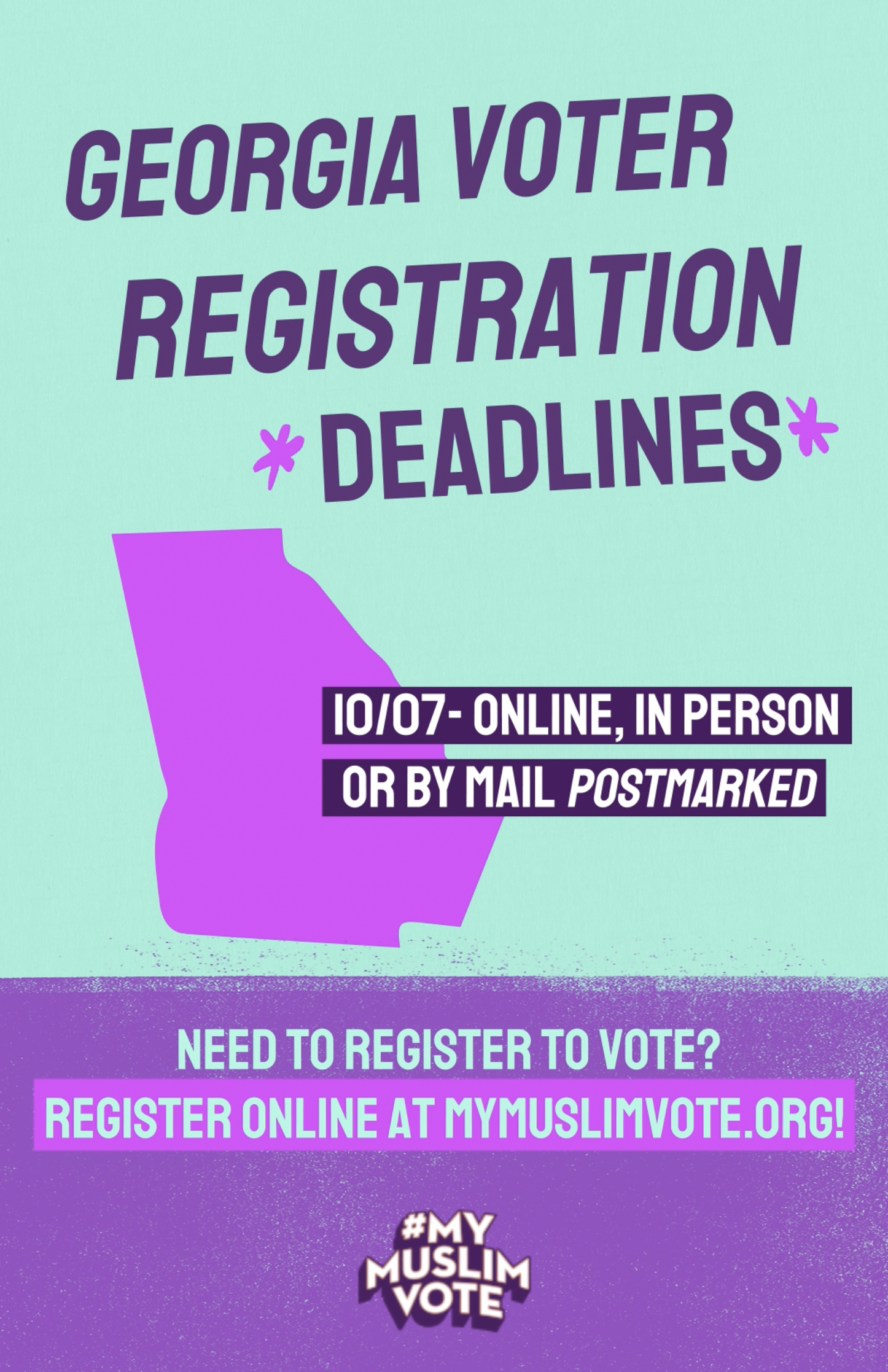 GA 2024 Voter Registration Deadline