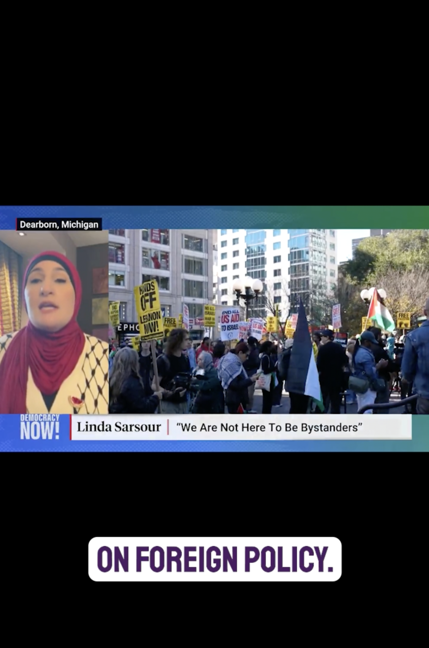 Linda Sarsour - Democracy Now Clip