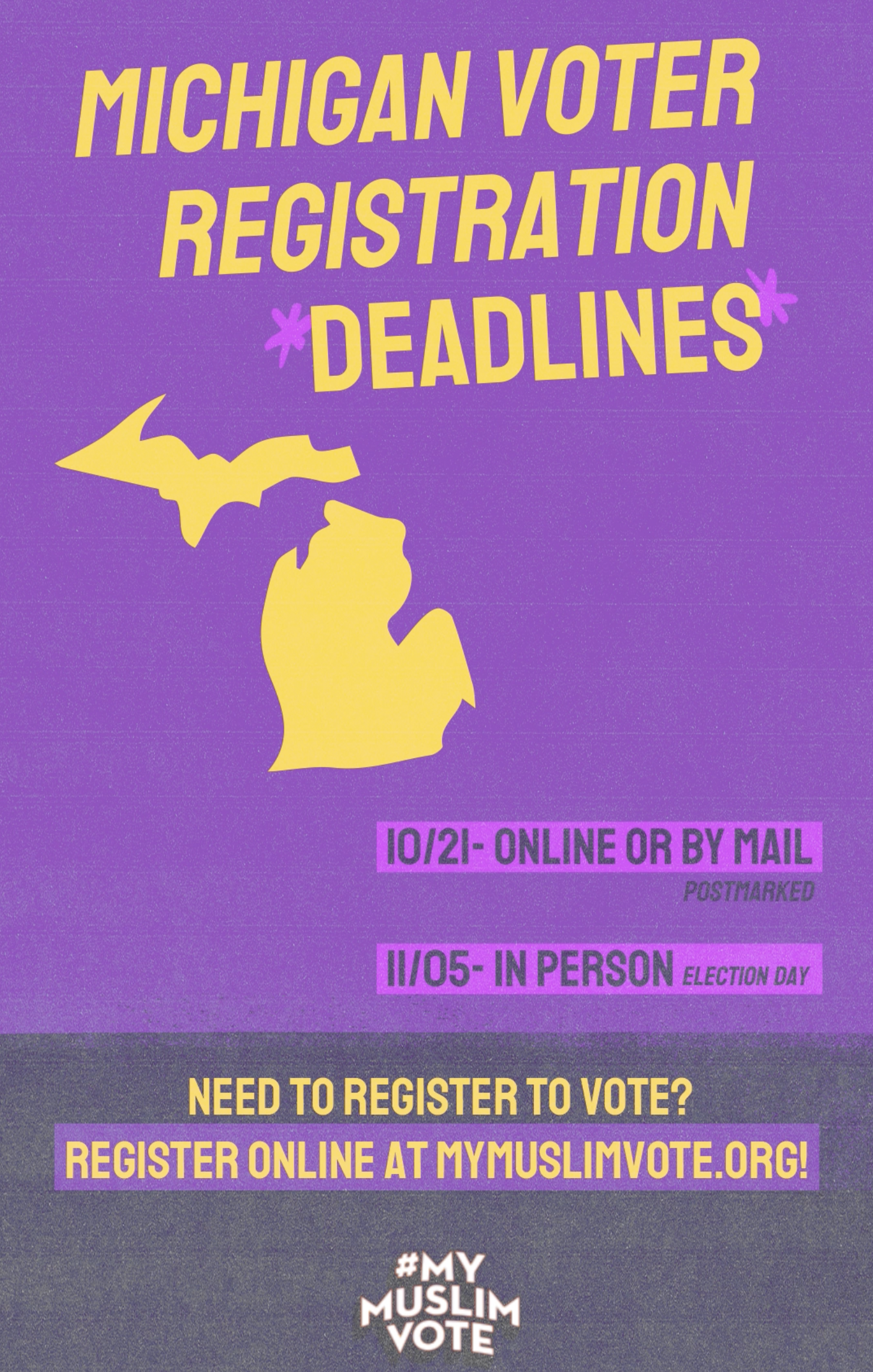 MI 2024 Voter Registration Deadline