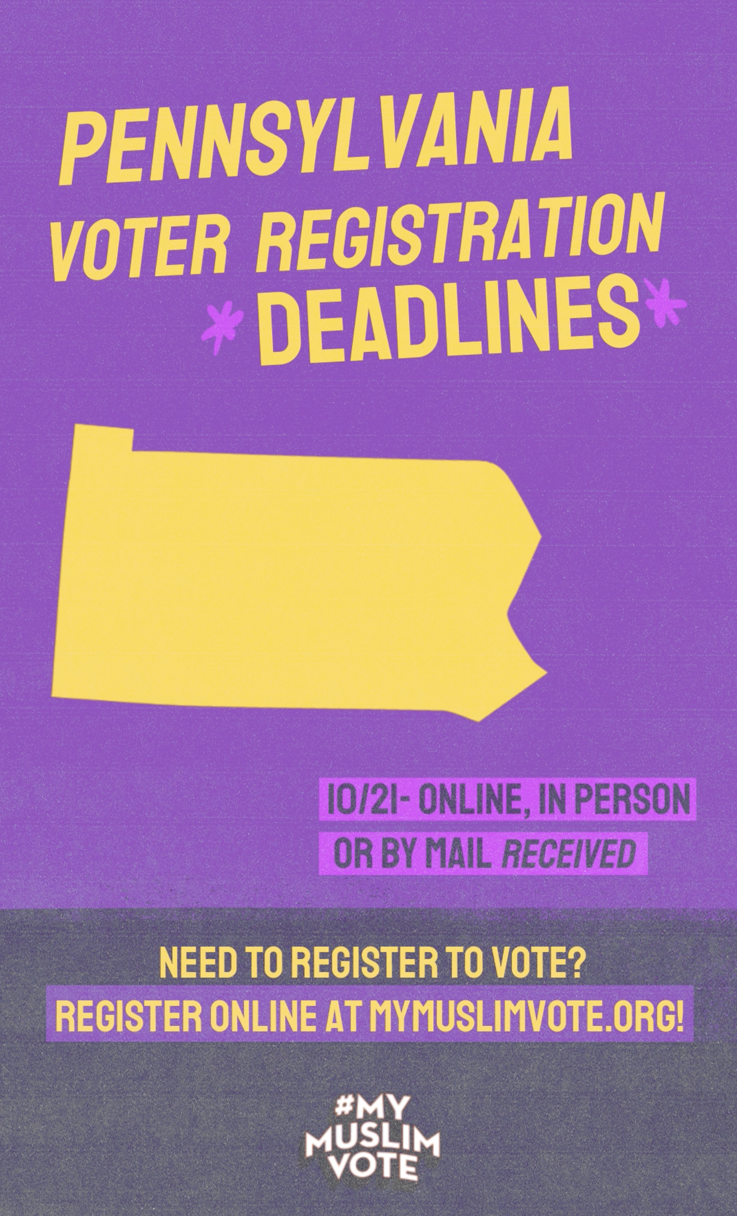 PA 2024 Voter Registration Deadline