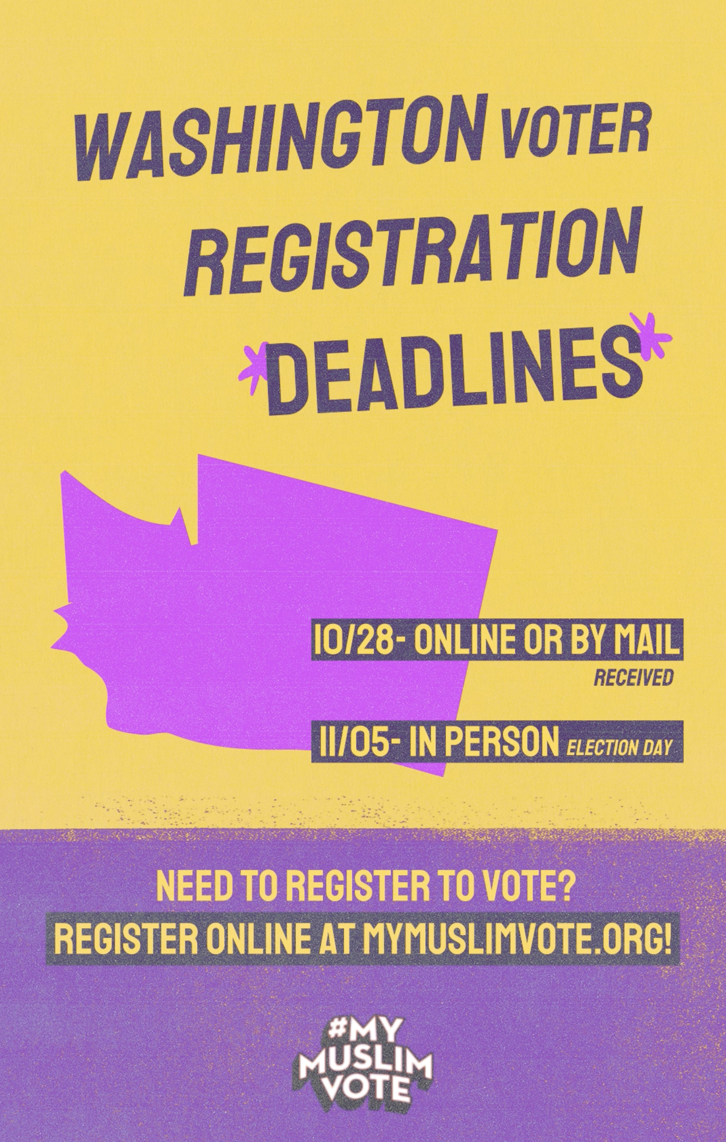 WA 2024 Voter Registration Deadline