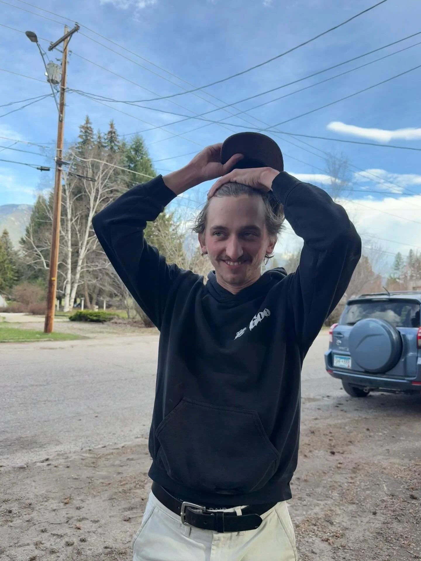 absolutely love projects like this! nick asked me to mend a small bit on his favorite gray goo sweatshirt. can&rsquo;t even tell that i&rsquo;ve done some work on it! what took the longest was switching to black thread :)
