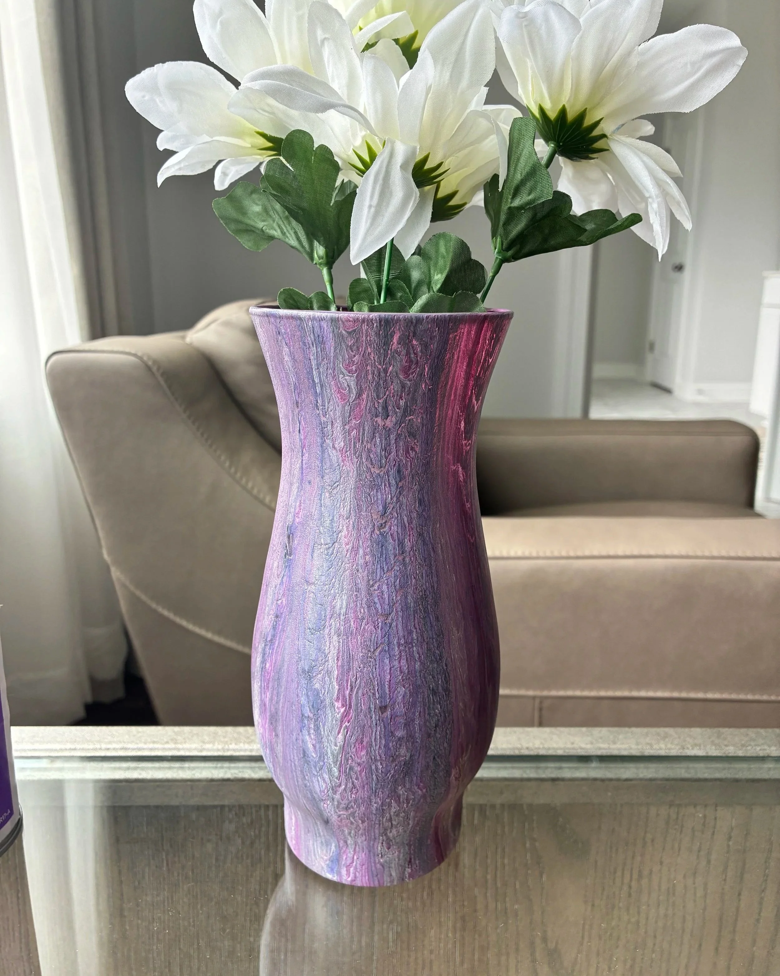 Velvet Current explores shadow, depth, and fluid emotion through layered violet movement and marbled detail.