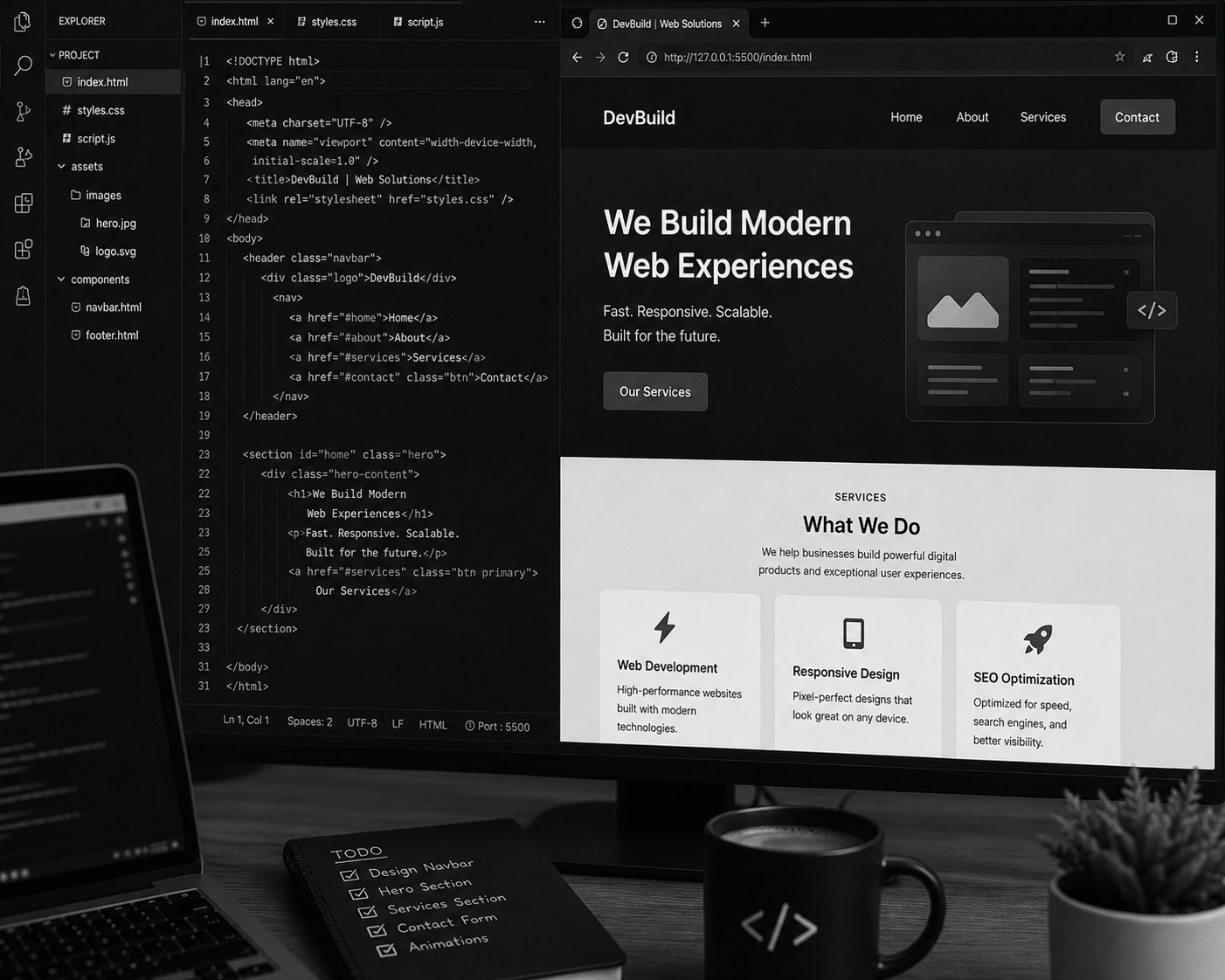 Webpage Development Package