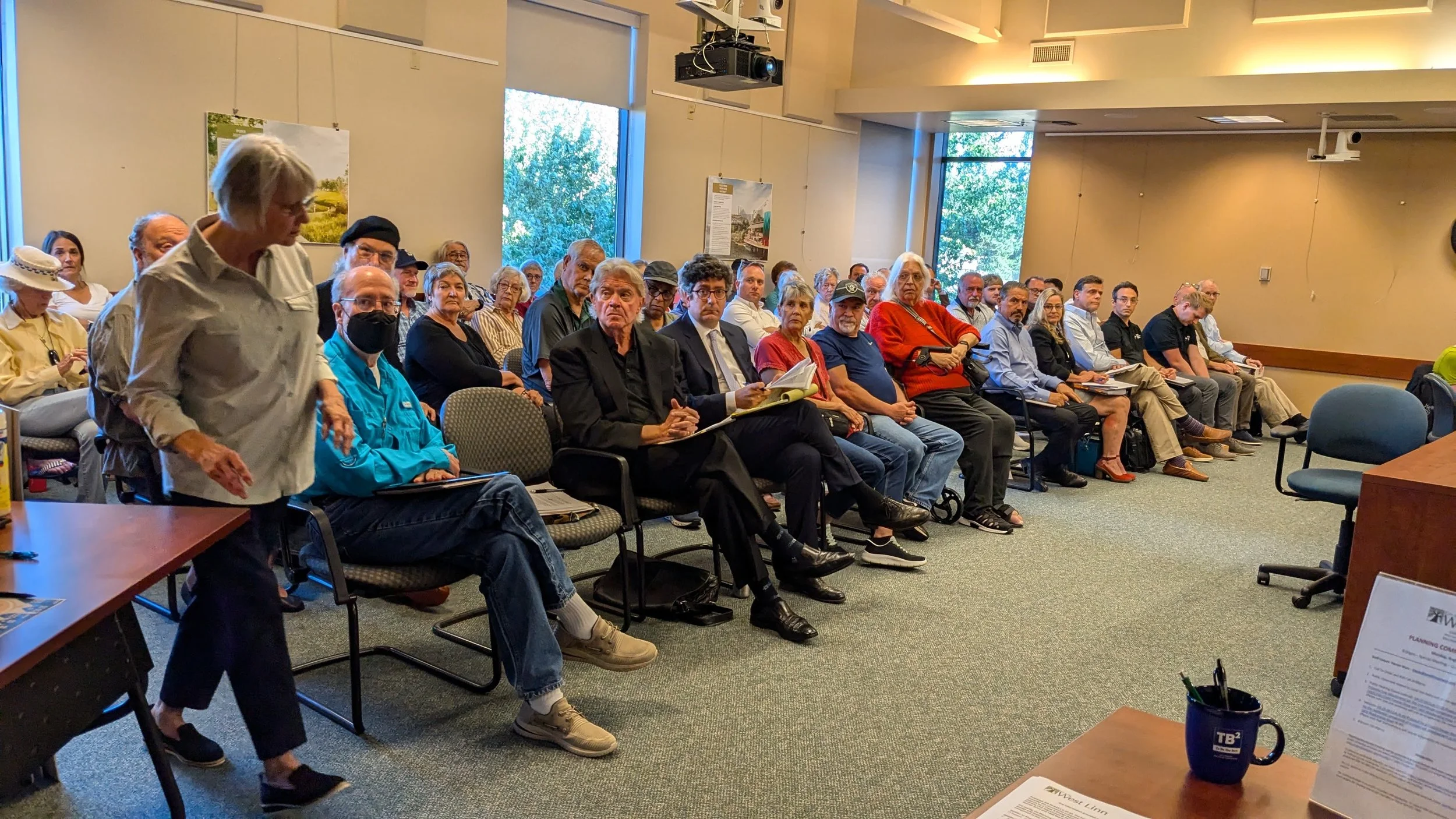 Neighbors attending the August 10th Planning Commission Hearing