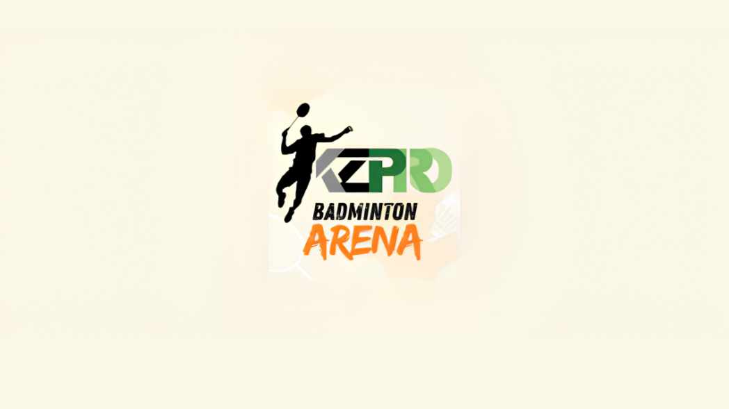KZPro Badminton Arena logo.