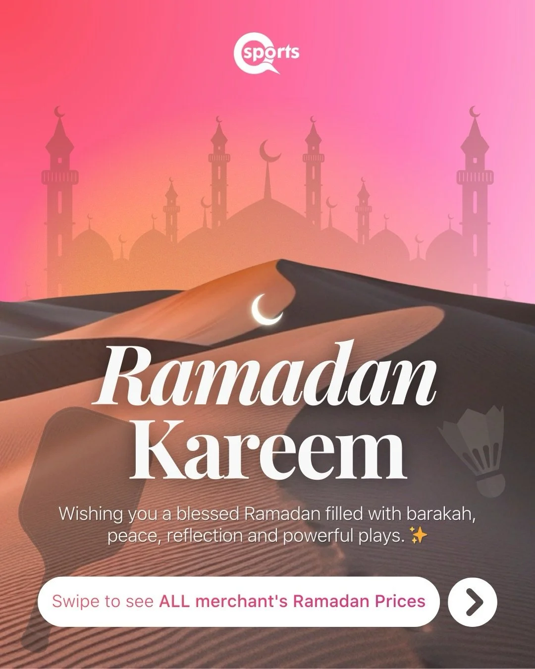 🌙 Ramadan Kareem, may this blessed month bring you &amp; your loved ones peace, patience &amp; strength ✨

➡️ Swipe to check out all our merchant&rsquo;s Ramadan pricing for your easy reference this month 😉