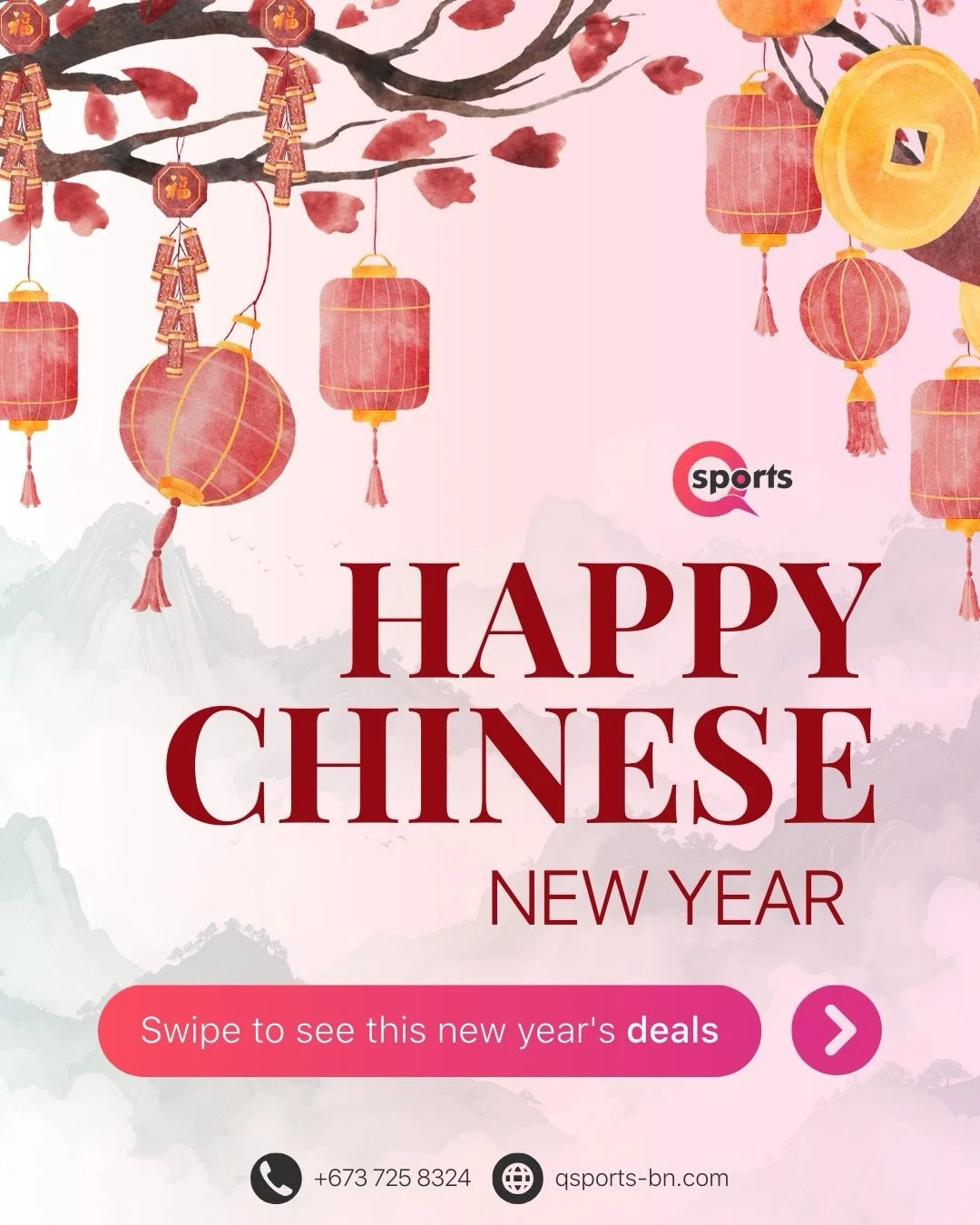 Happy Chinese New Year! 🎉🏮

Start the year strong and celebrate the new year with your loved ones on the court with smashing deals 🔥✨

#brunei #badmintonbrunei #pickleballbrunei