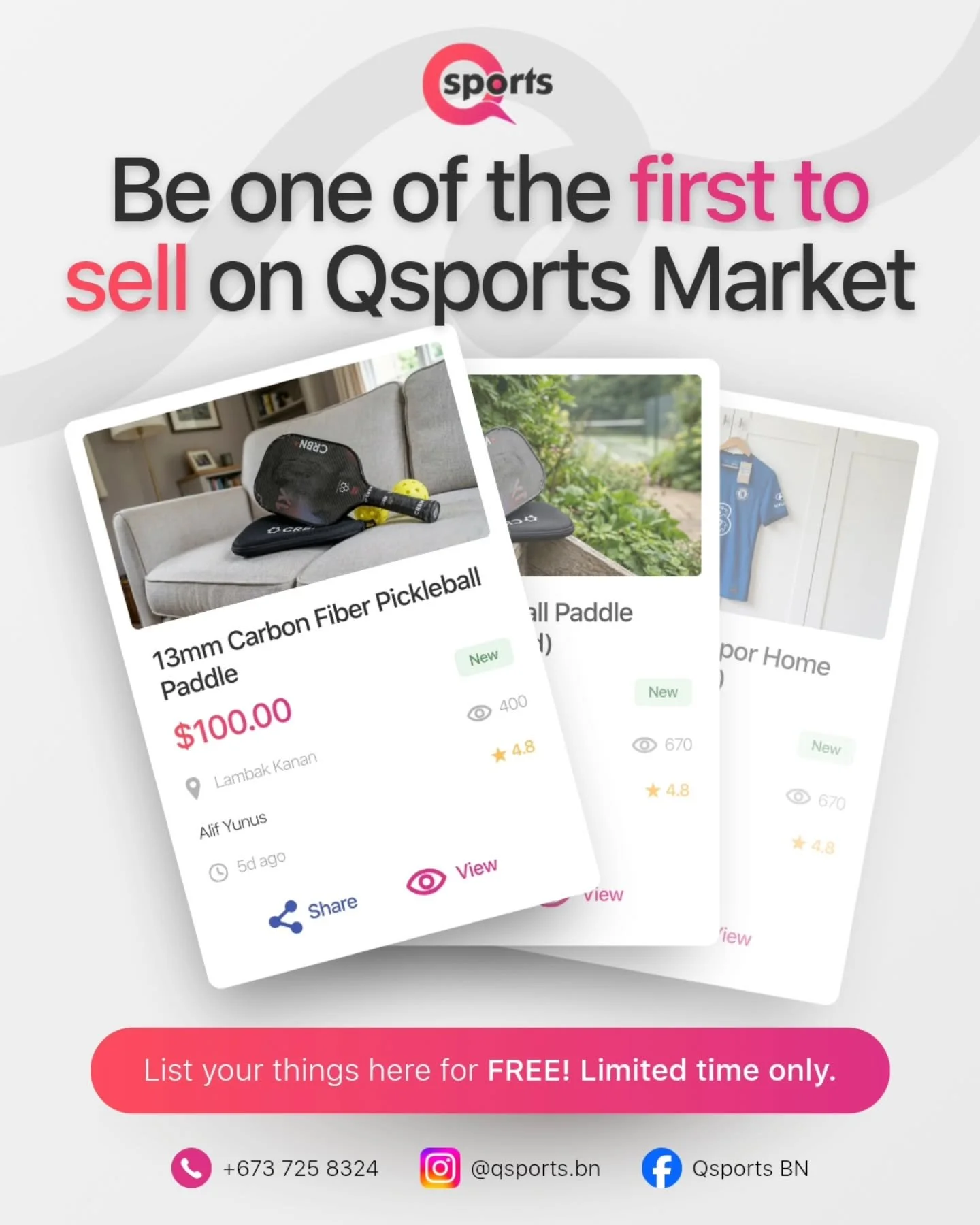 We're launching soon 🔔 

Be ready to be one of the first sellers.

Stay tuned! 🔥👀