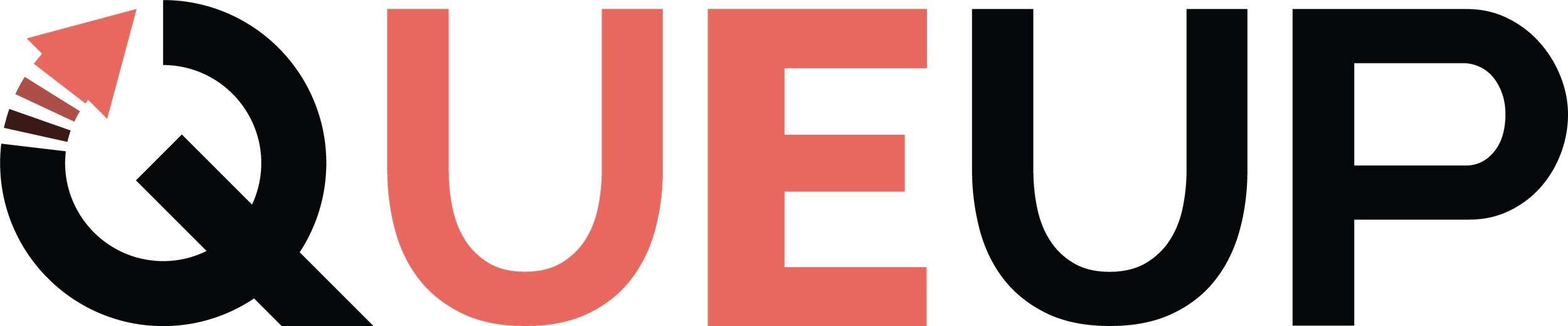 QueUp logo.