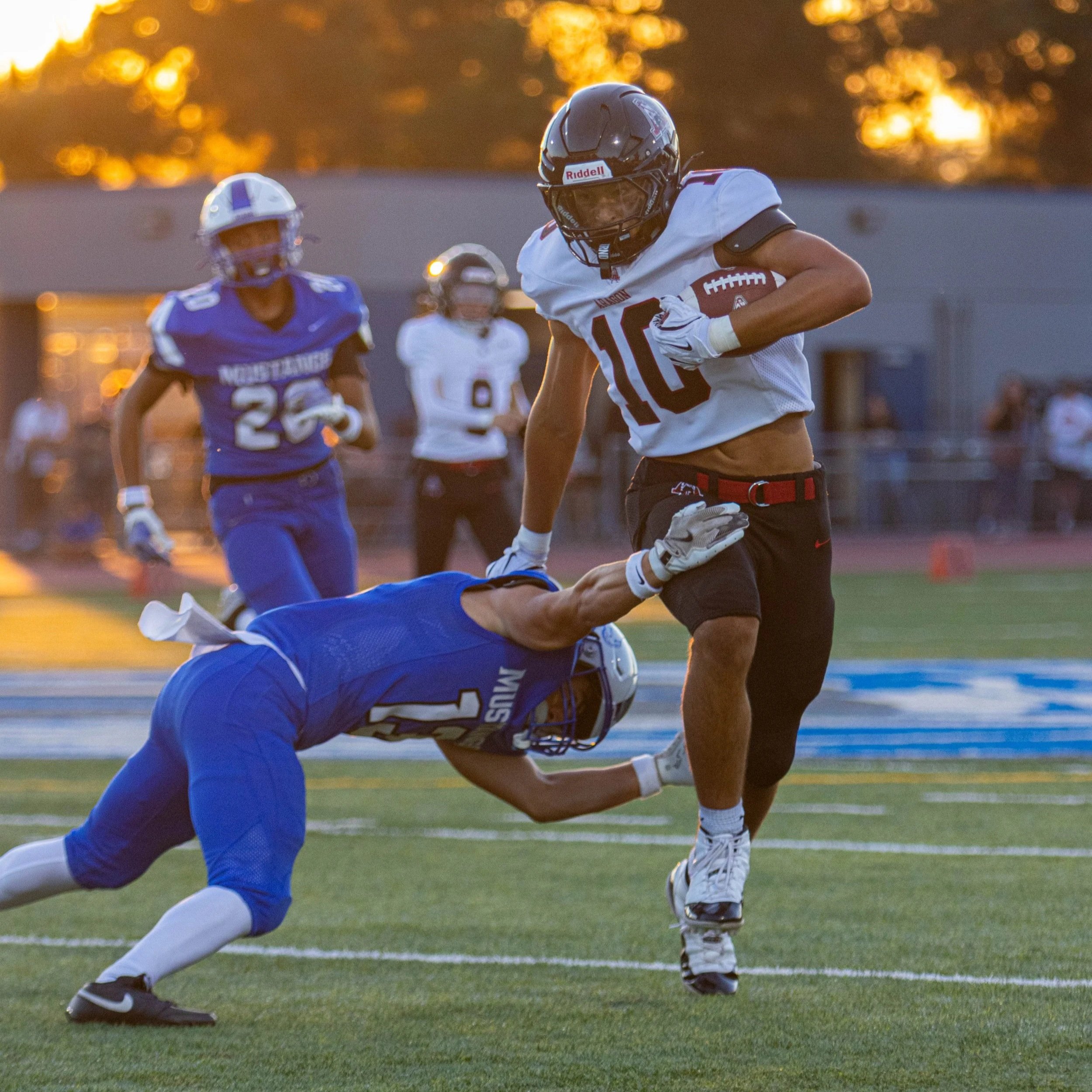Aragon High School Nicholas Castroviejo running with the football