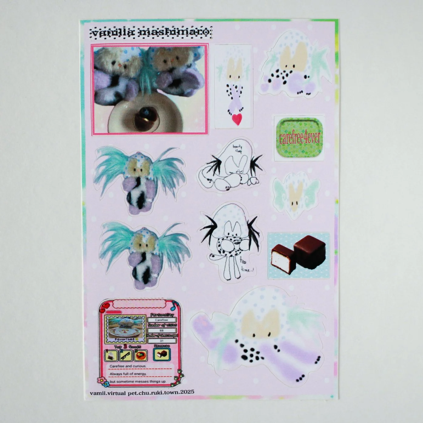 ruki 'vamii' Sticker Sheet