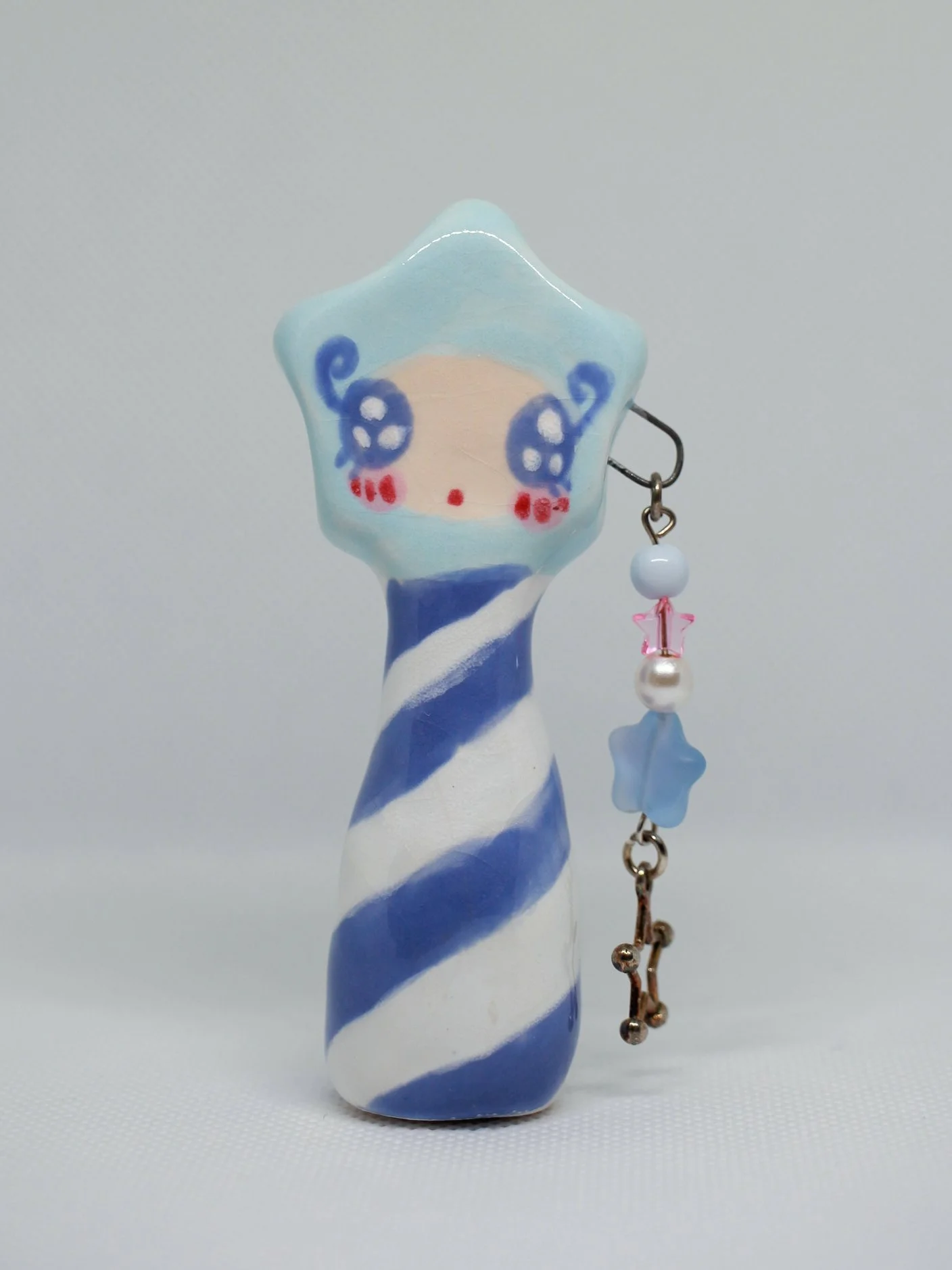 Magic Mori 'Blue Wand' Sculpture