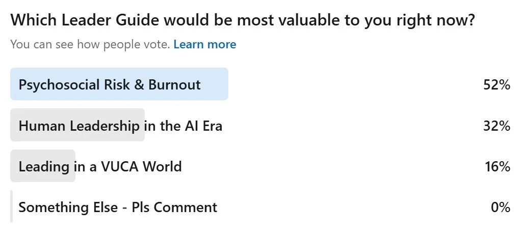 Burnout Tops the Leadership Agenda: Why Wellbeing Is Now a Strategic Priority