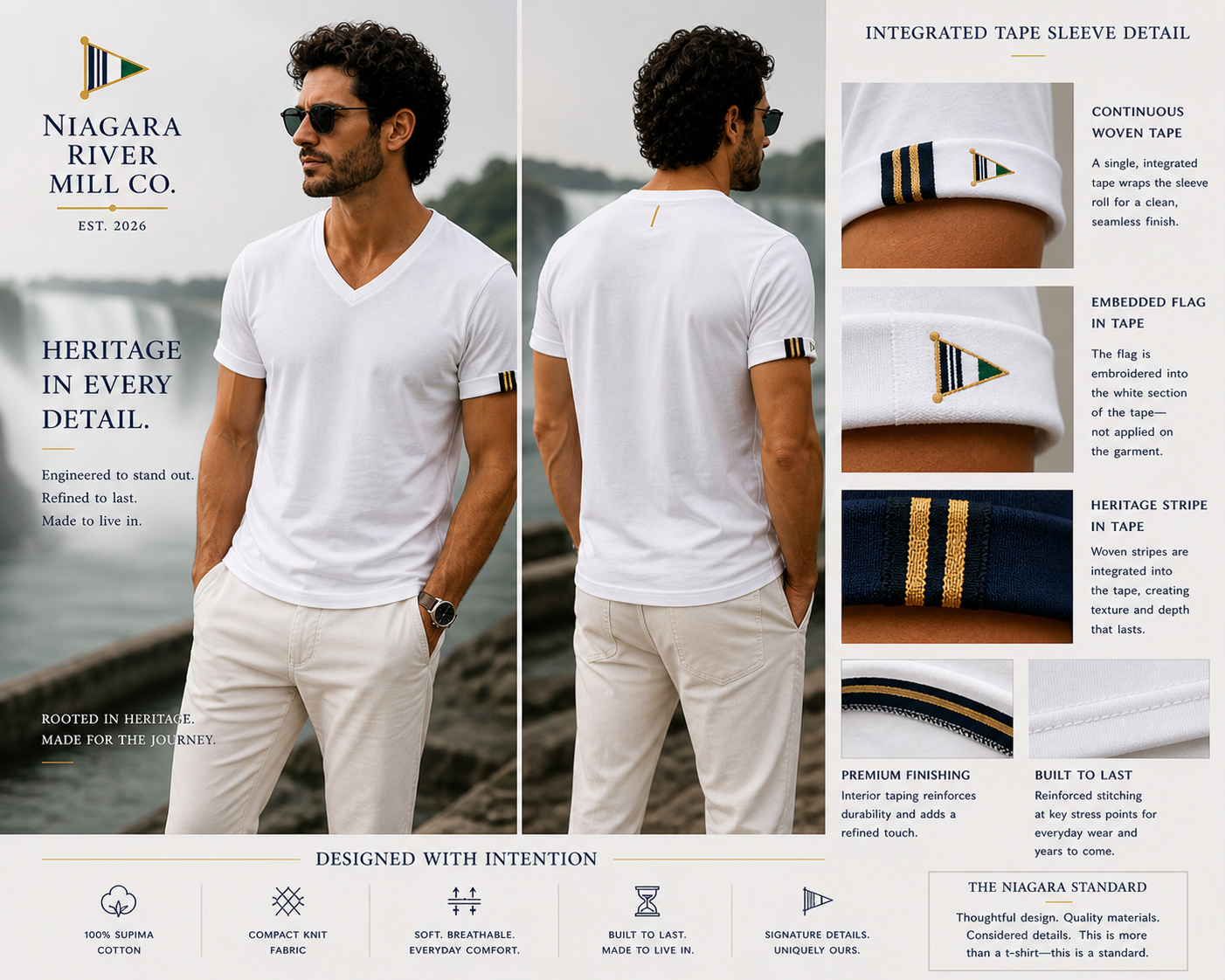 Men’s Falls V-Neck Shirt