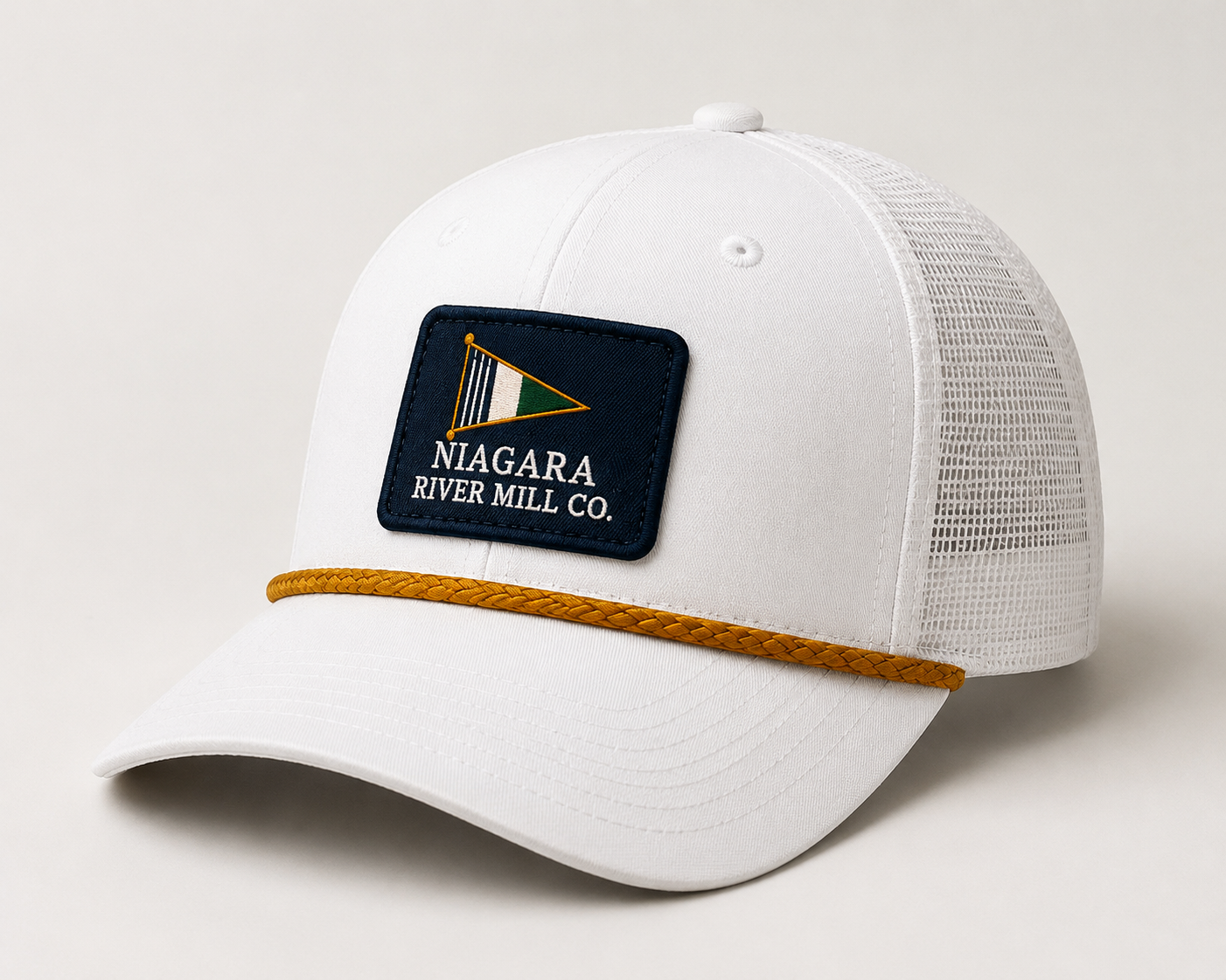 Niagara River Mill Co. Mid-Profile Rope Trucker Hat