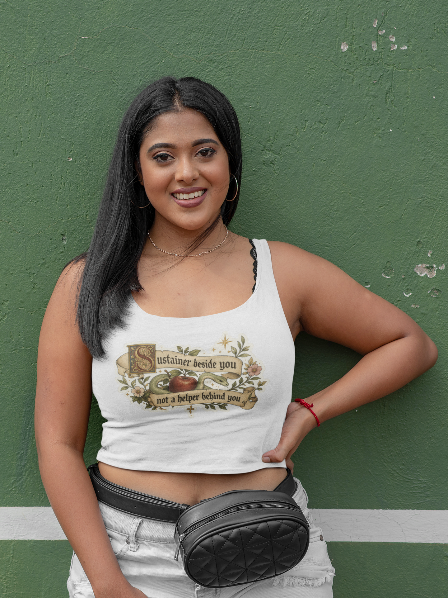 Sustainer Beside You Cotton Crop Top