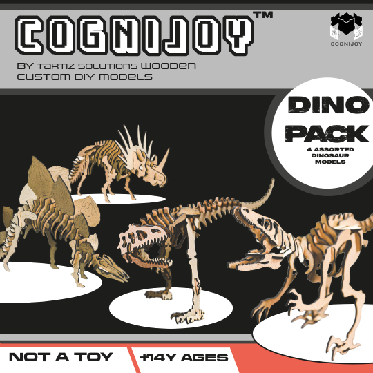 Cognijoy™ Dino Pack 3D Puzzle Kit