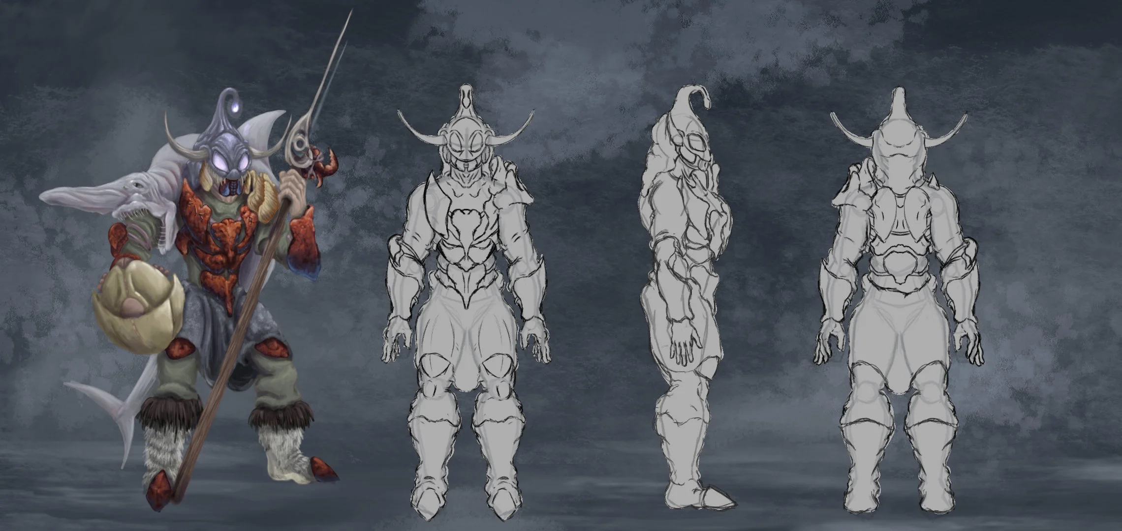 Northern Viking - Character Turnaround