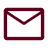 An email icon with a red envelope on a white background.
