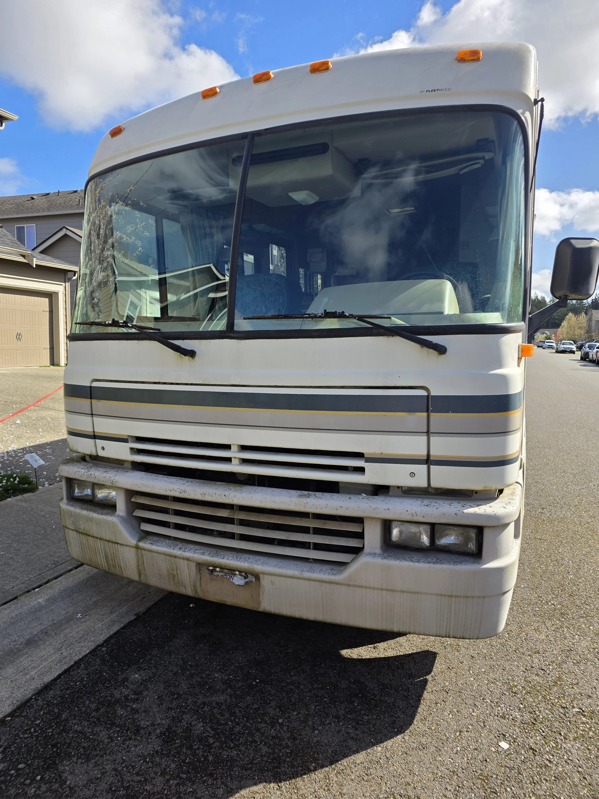 RV exterior before
