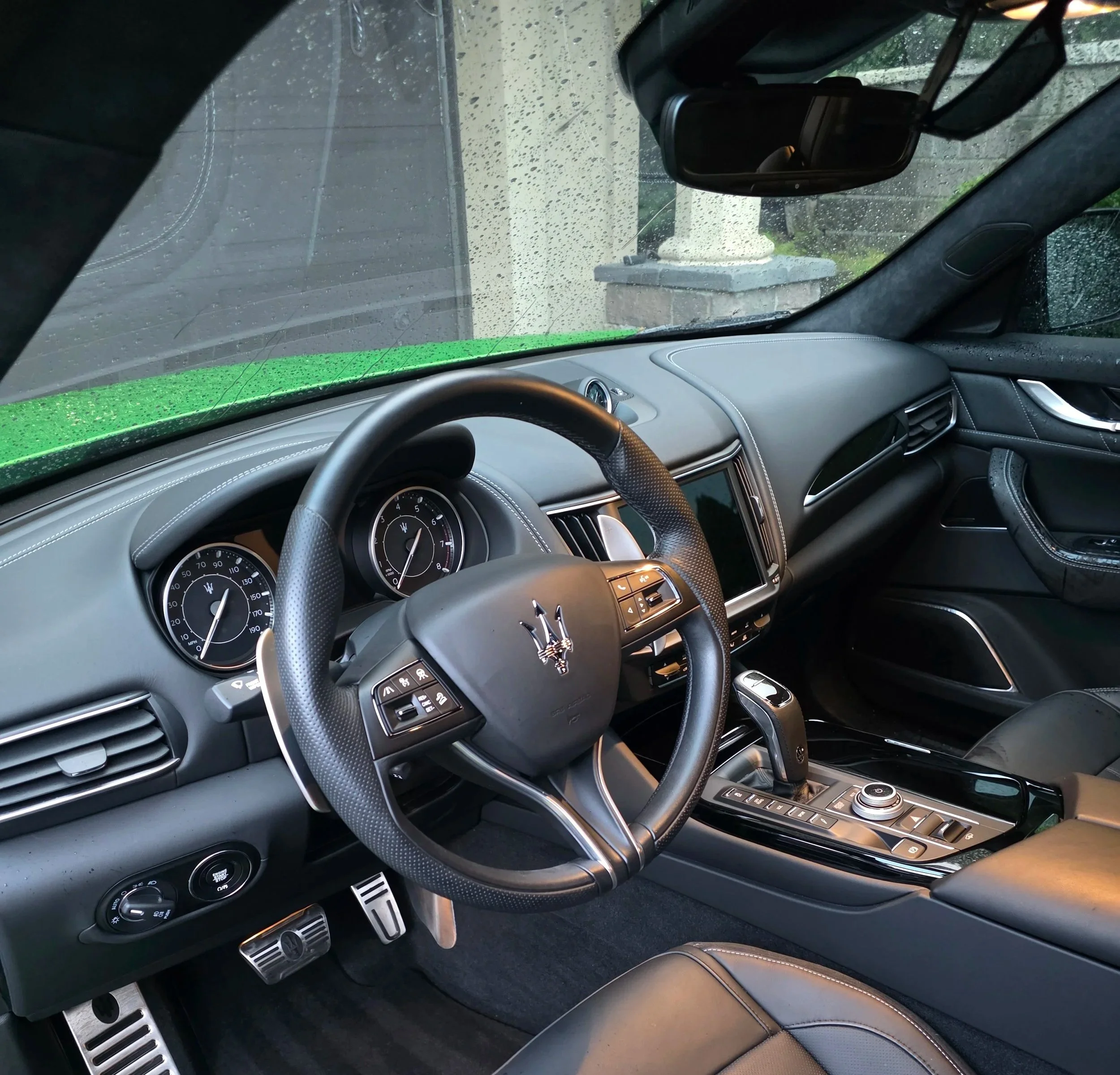 BMW interior detail