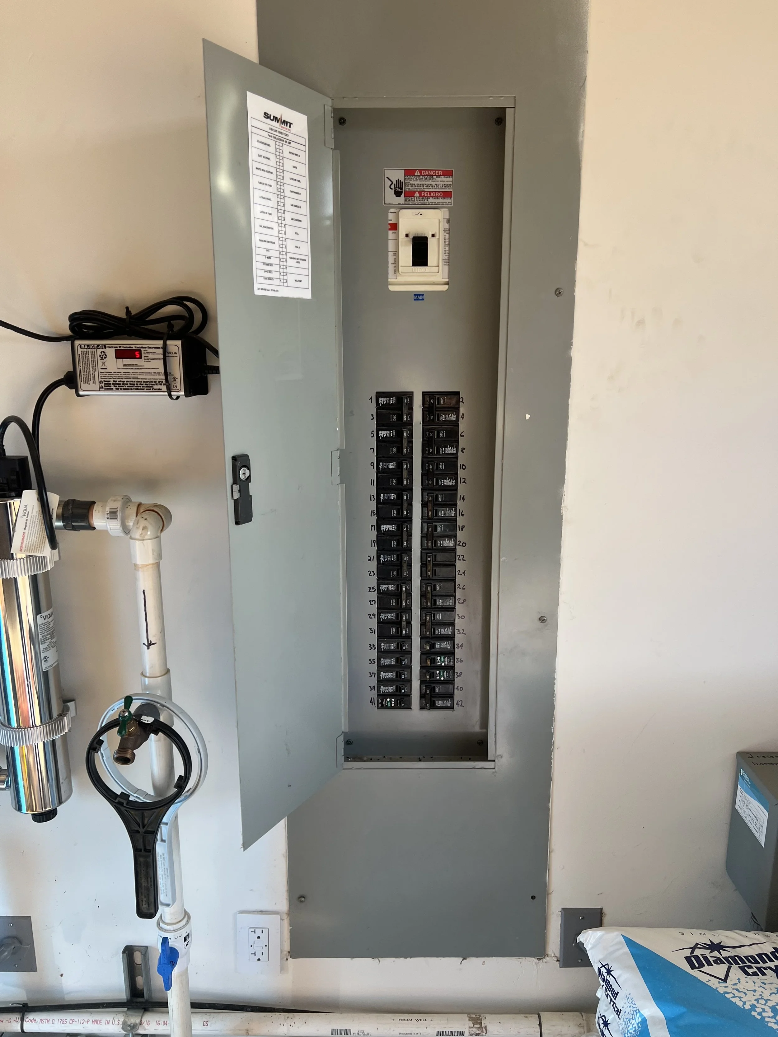 Residential electrical panel and wiring electrician