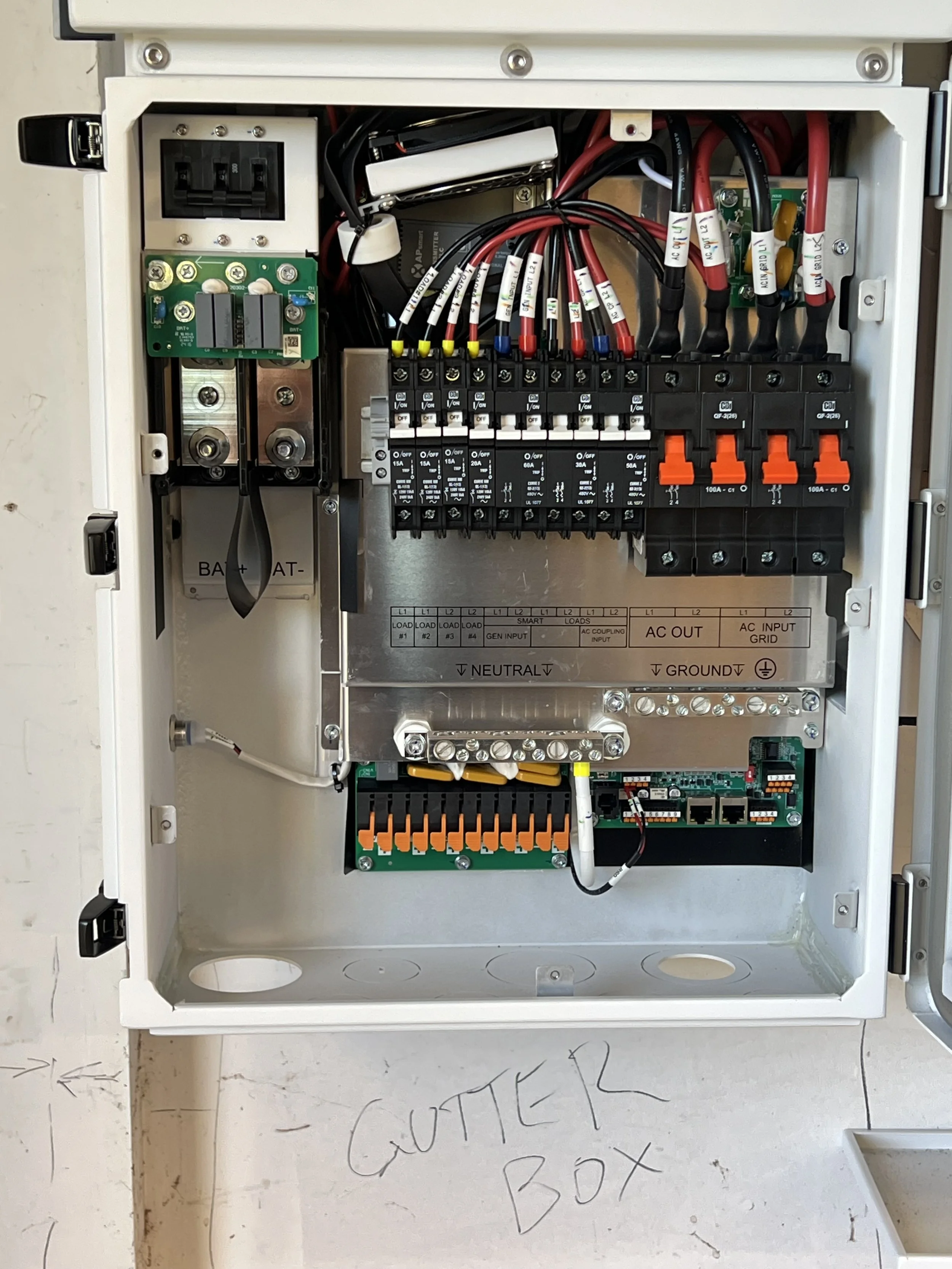 Solar panel inverter installation MSS Electric
