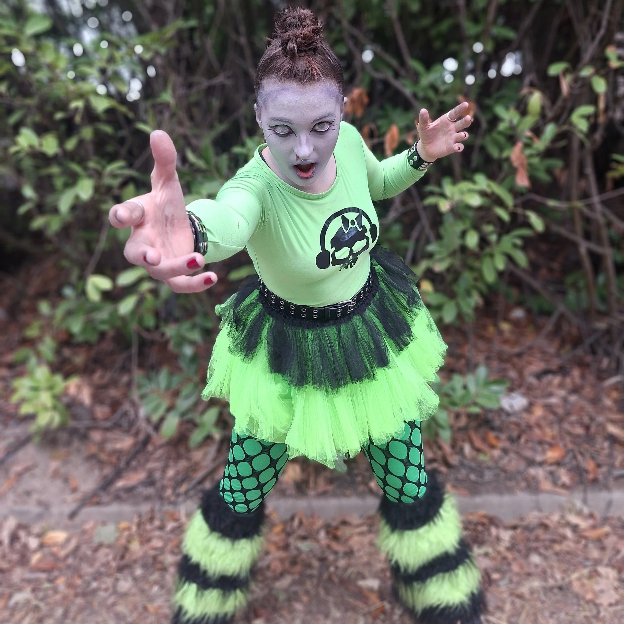 Performing in Thorpe Park Fright Nights (scare acting)