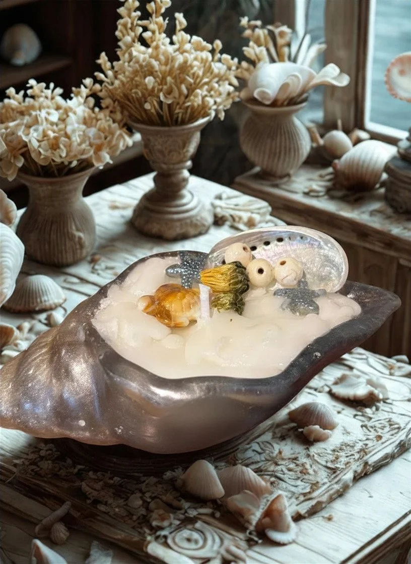 Small seashell candle.1.jpg