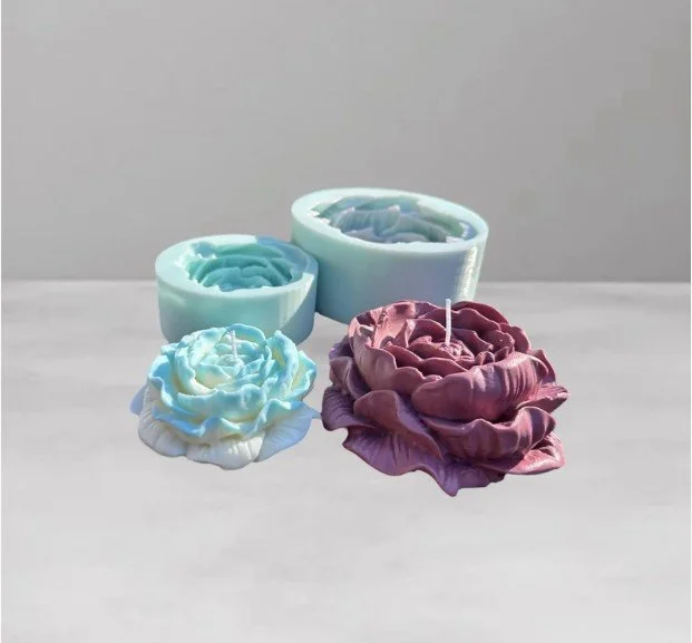 Large peony mold Handmade rose .jpg