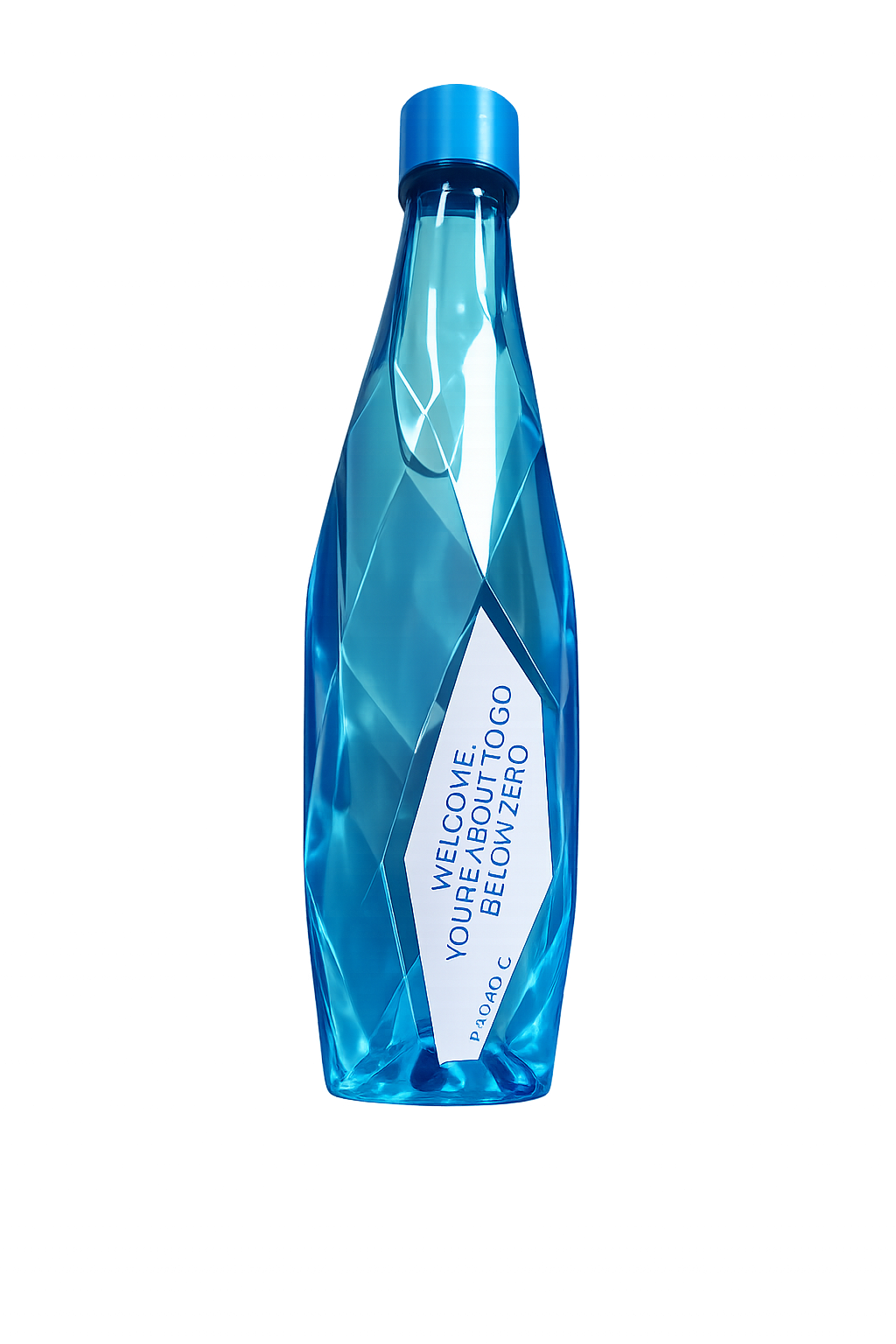 Custom BELOW ZERO bottle created exclusively for guests.