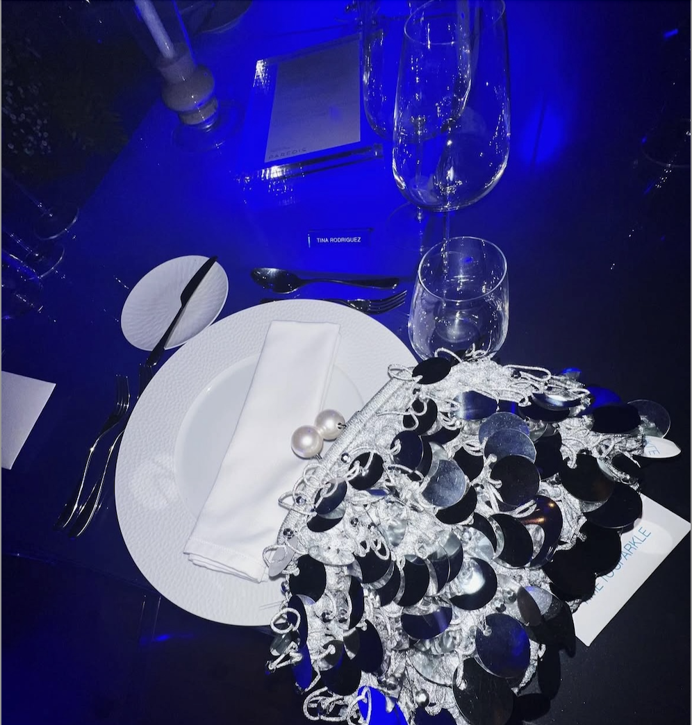 Below Zero dinner table.