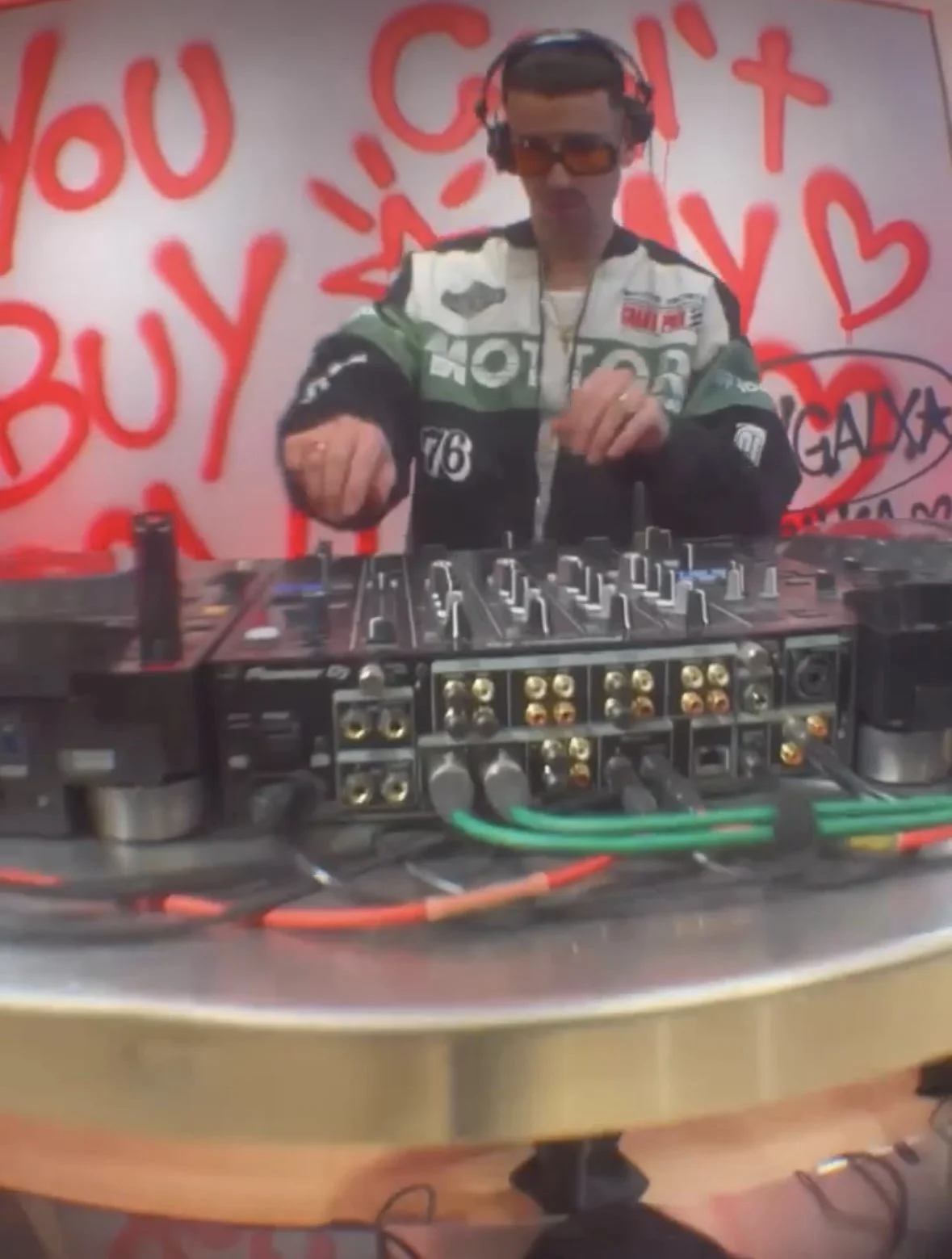 Live DJ set during the store opening.