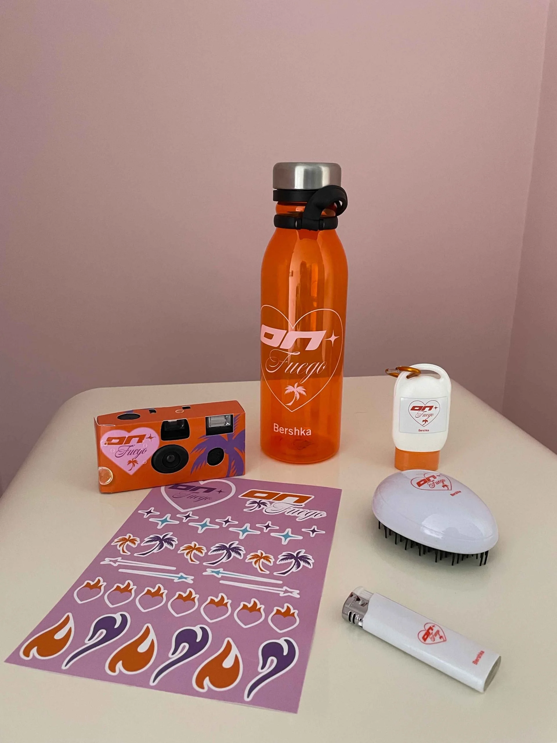 Branded accessories created for the experience.
