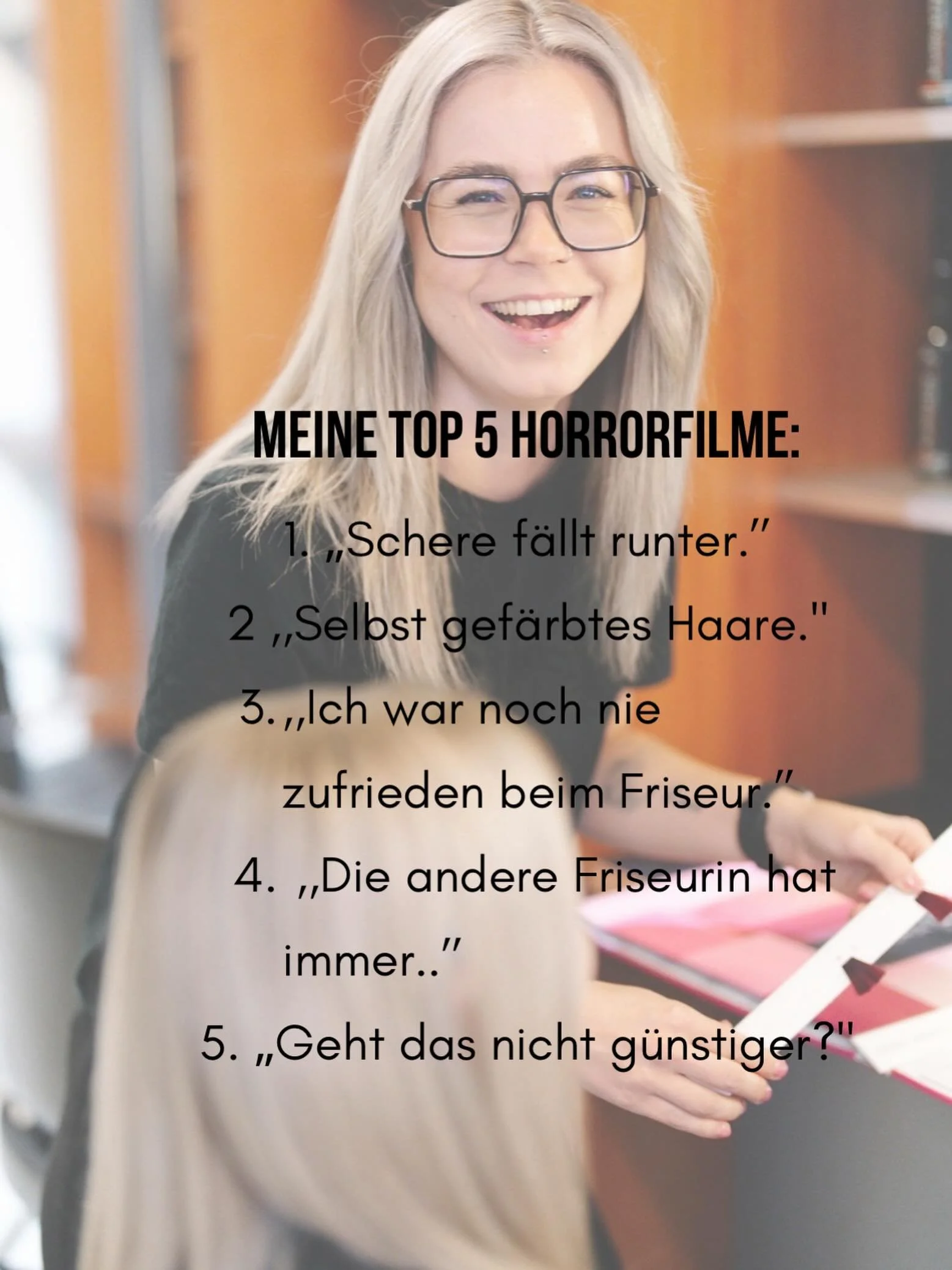 Wir lieben unseren Beruf im Salon &uuml;ber alles! ✂️❤️ 

Dennoch gibt es auch bei uns diese Momente, die mal nicht ganz so lustig oder super leicht sind. Zum Gl&uuml;ck sind das absolute Ausnahmen!

Wie ist das bei euch? Habt ihr auch manchmal solch