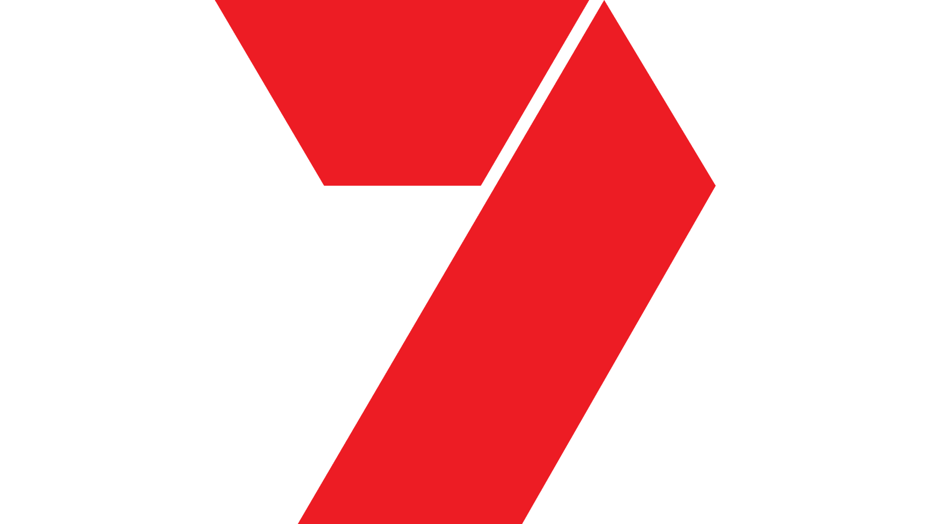 Red and black stylized emblem or logo with geometric shapes.
