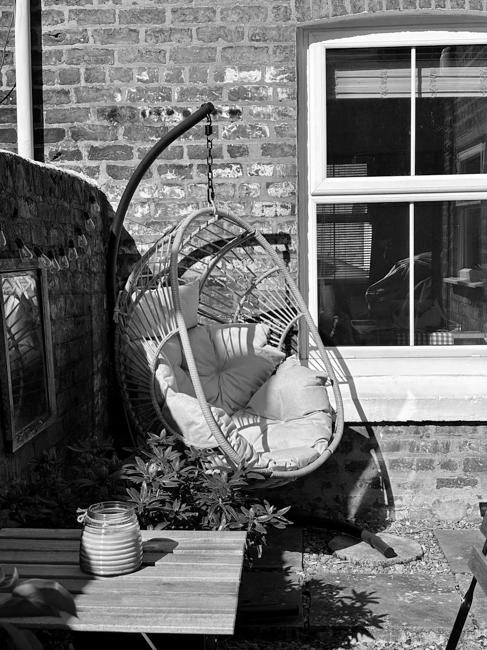 Dunelm’s egg chair has transformed my garden, and it’s now the cheapest I’ve ever seen
