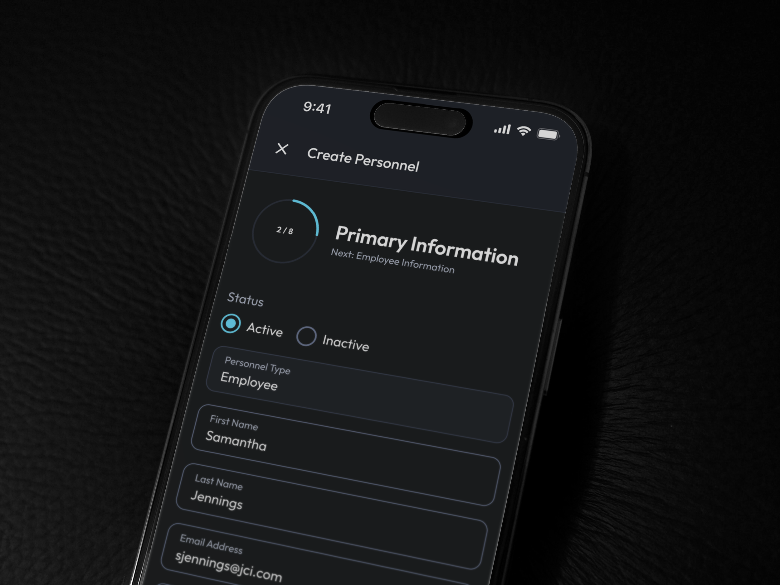 Mobile Stepper Component