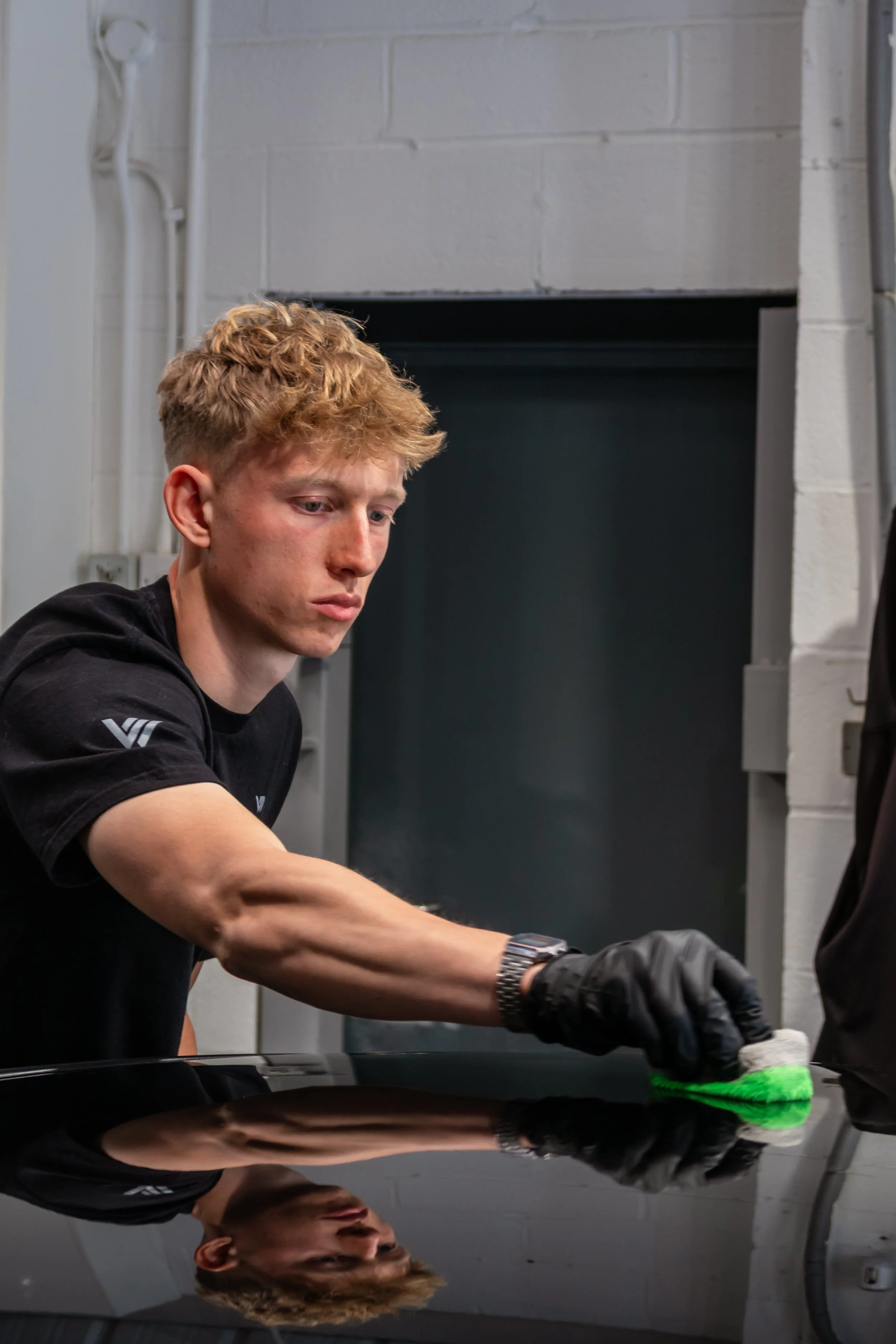 Professional ceramic coating application by Evolution Valets in Bristol protecting vehicle paintwork with long-lasting gloss and hydrophobic protection