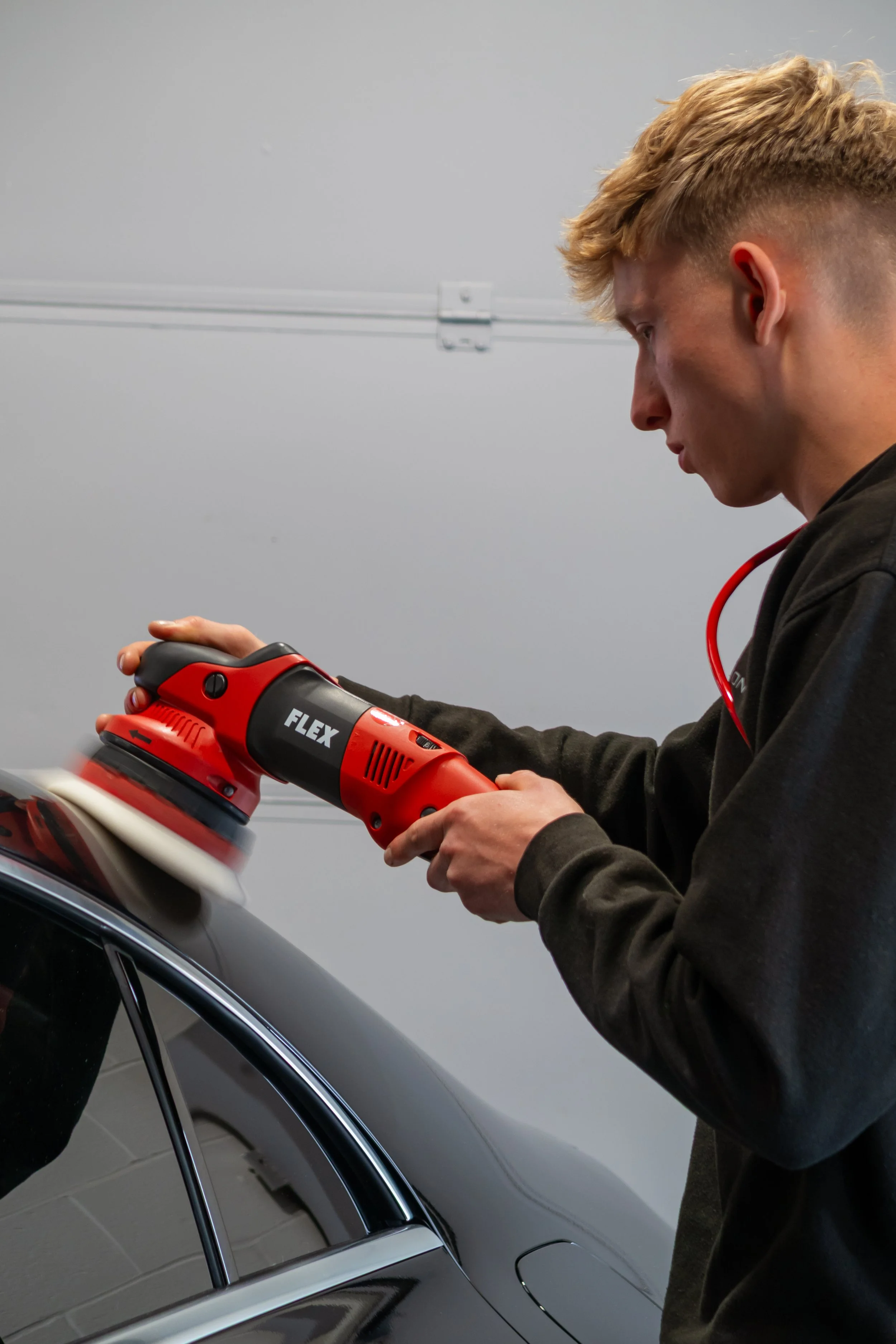 Professional machine polishing and paint correction service by Evolution Valets in Bristol restoring gloss and clarity to vehicle paintwork