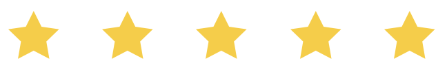 Five yellow stars in a row.